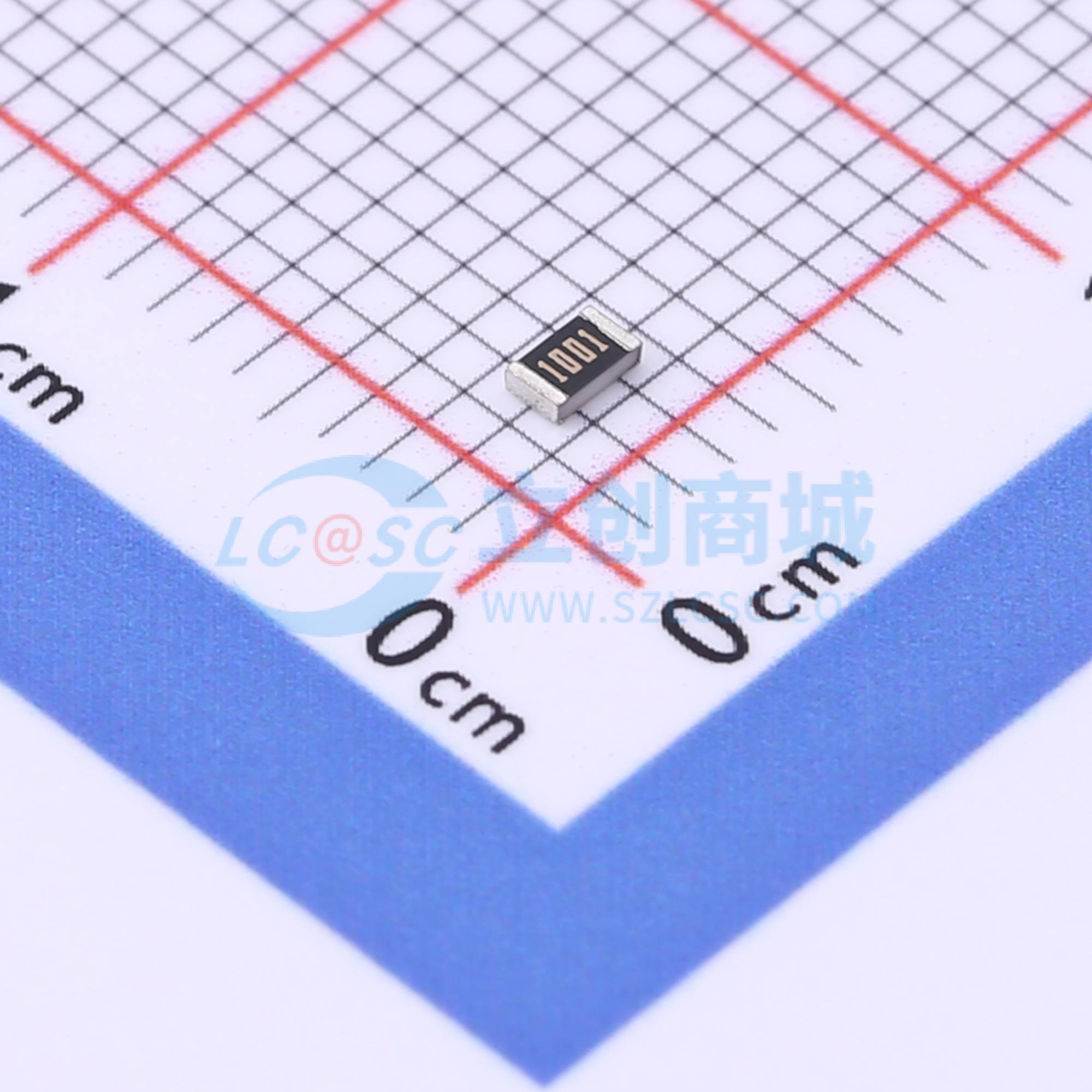 HoAR0805-1/8W-1KR-1%-TCR25实物图