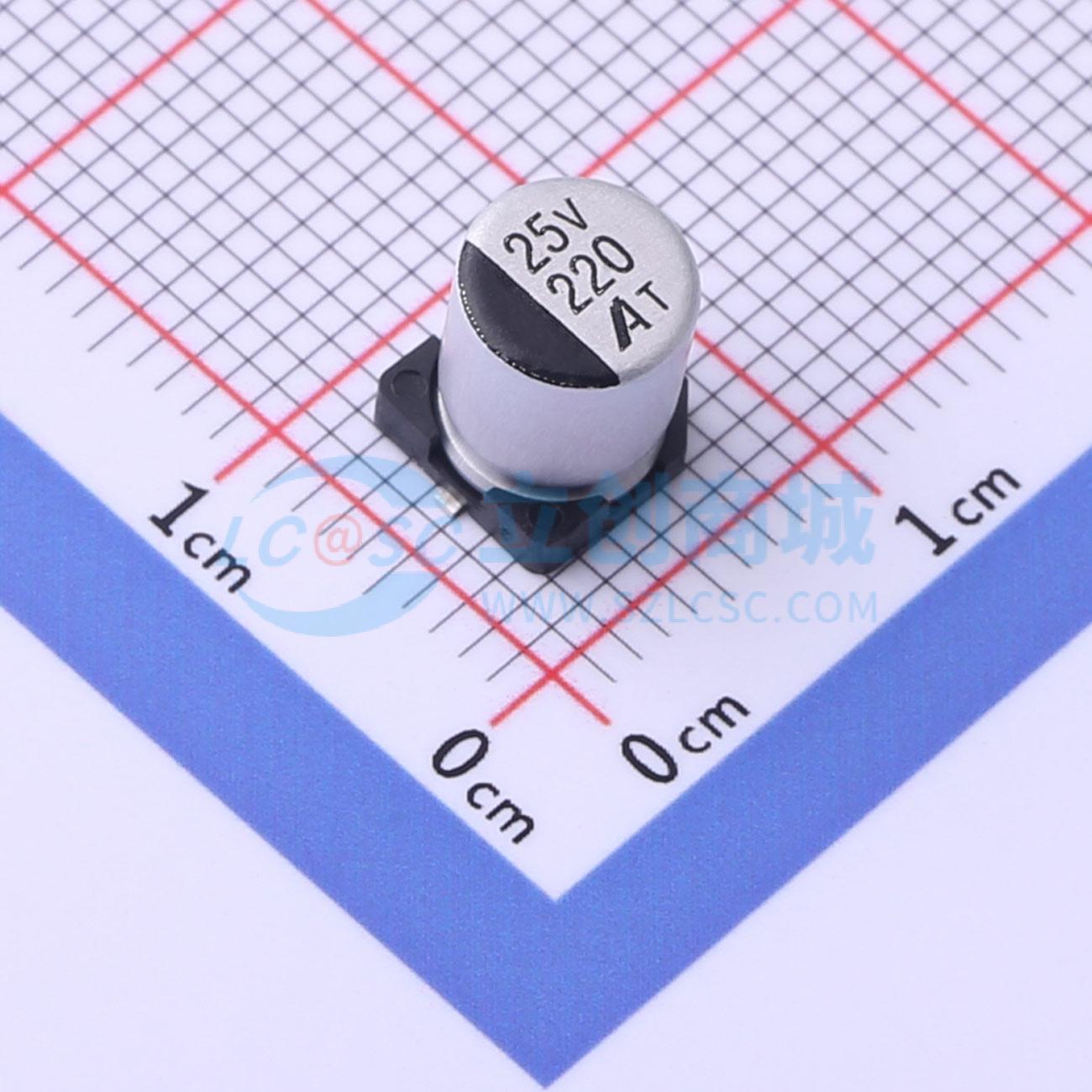 点击查看大图 GVT1E227M0608CNVC实物图