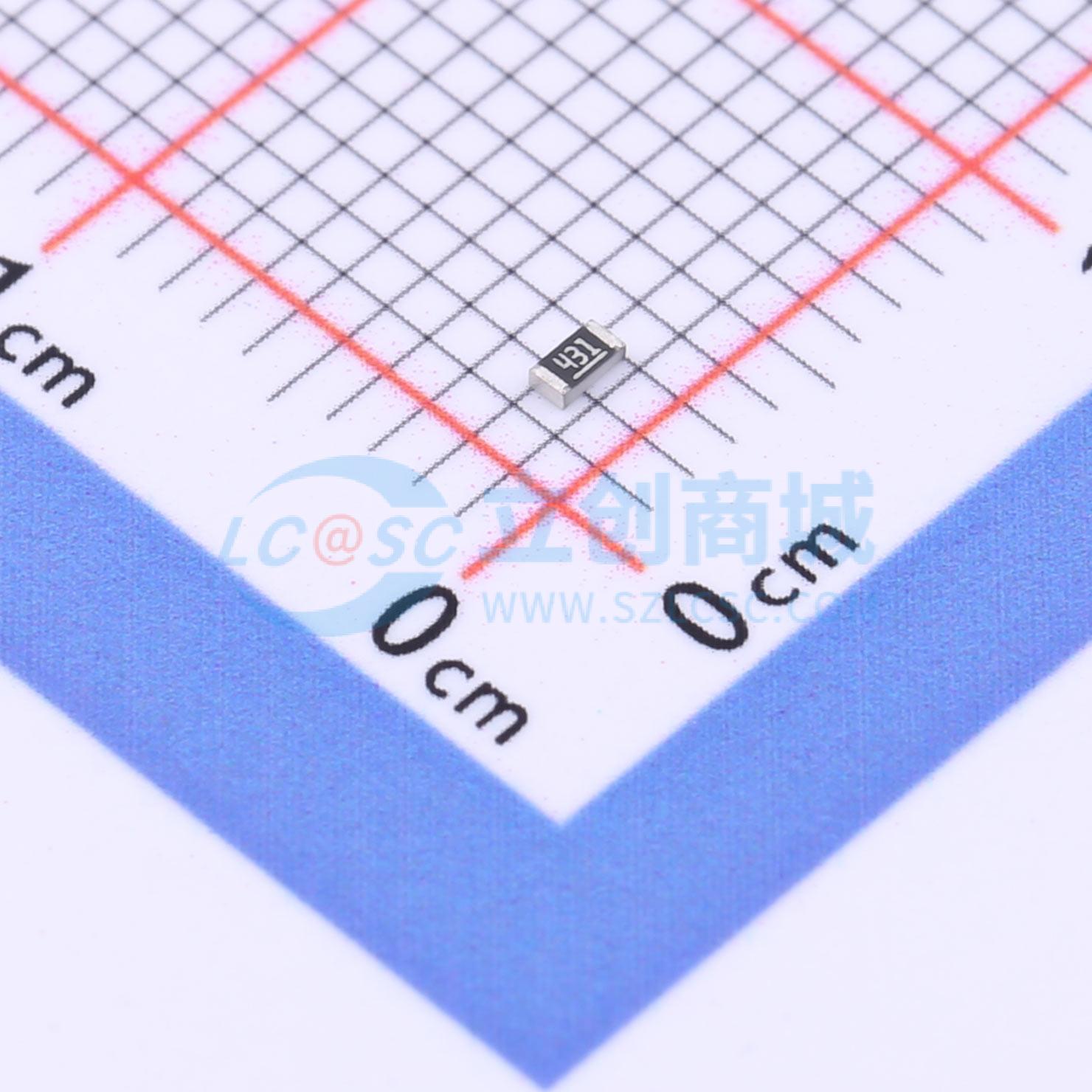 点击查看大图 SCR0603F430R实物图