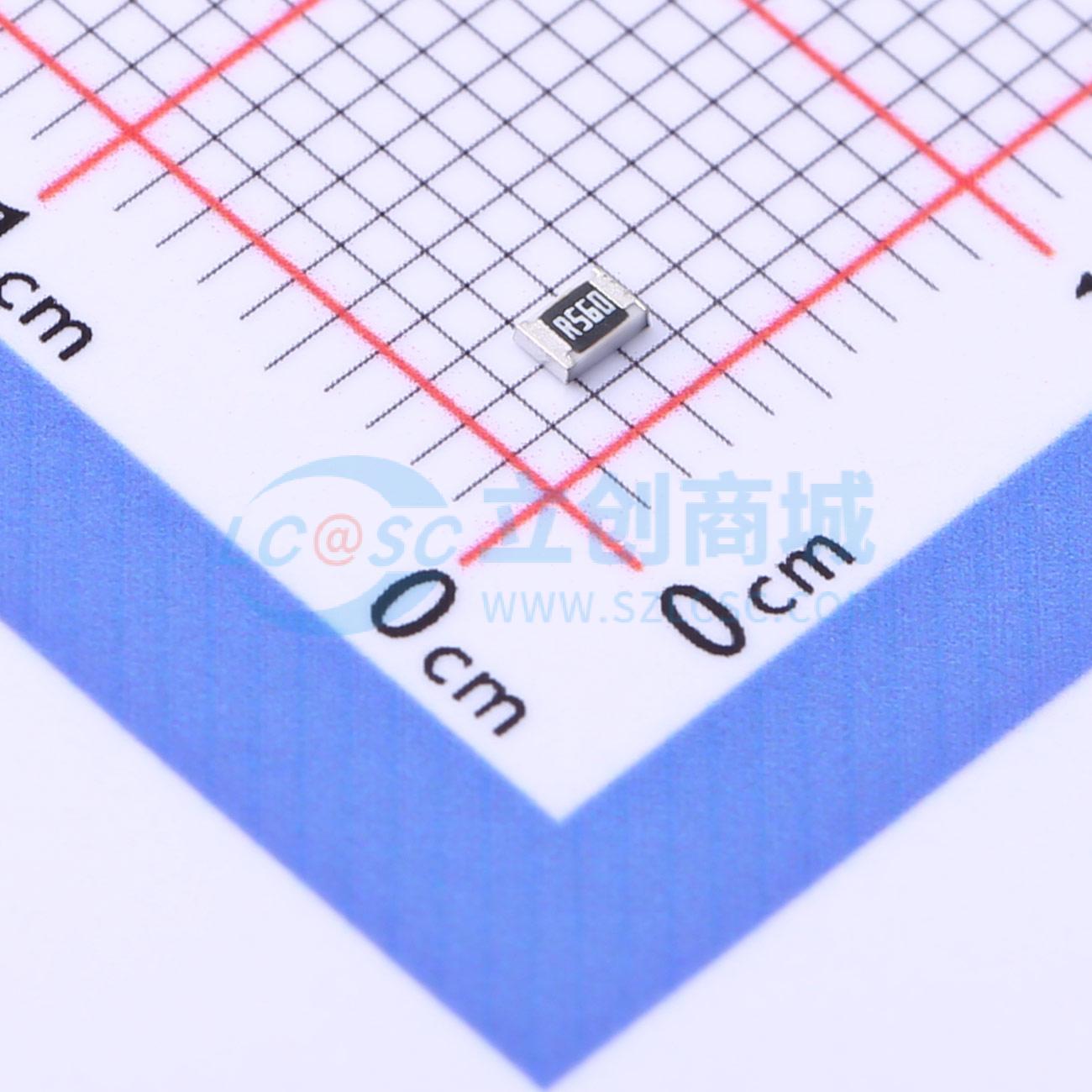 FRL0805JR560TS实物图