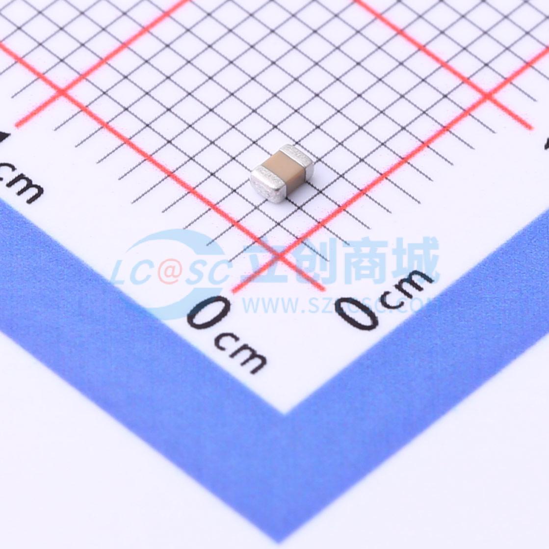 点击查看大图 CC0805KRX5R7BB105实物图