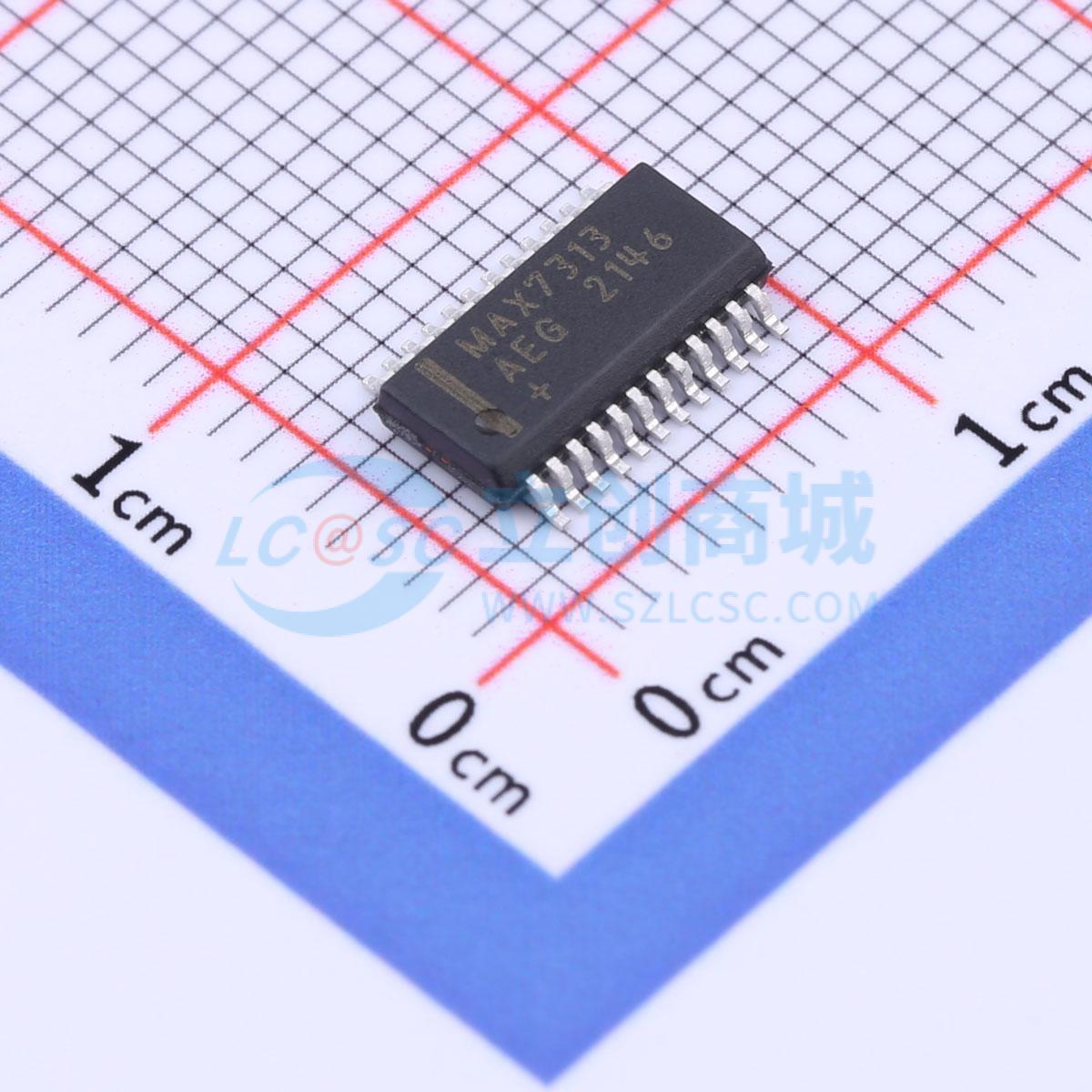 点击查看大图 MAX7313AEG+T实物图