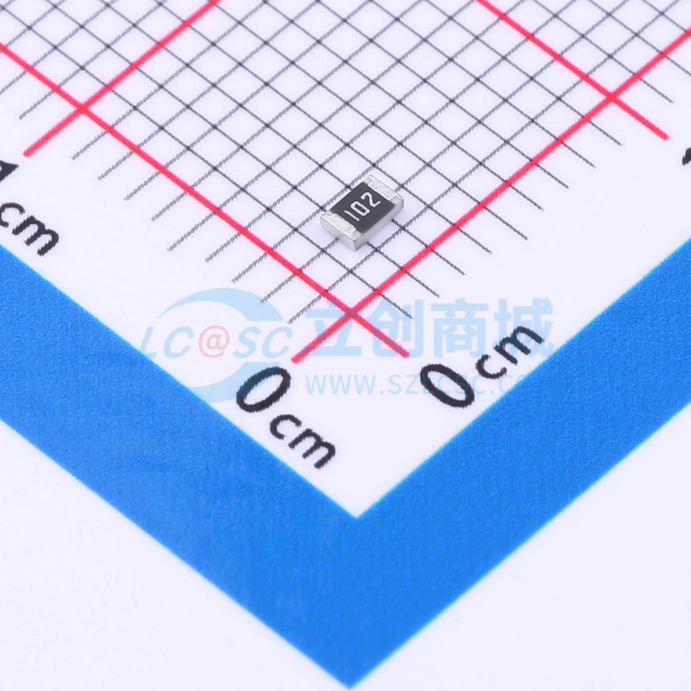 点击查看大图 FRD0805J102 TS实物图