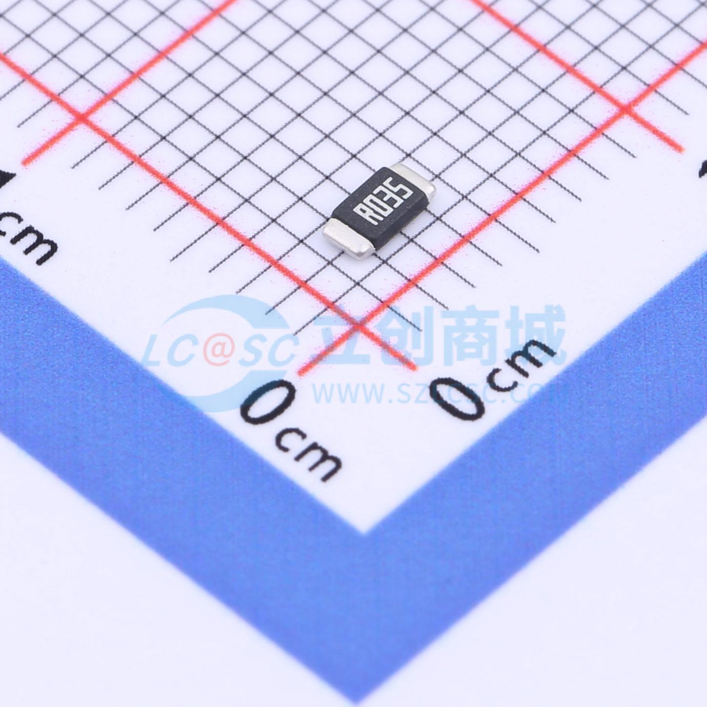 点击查看大图 HoLLR1206-1W-35mR-1%实物图