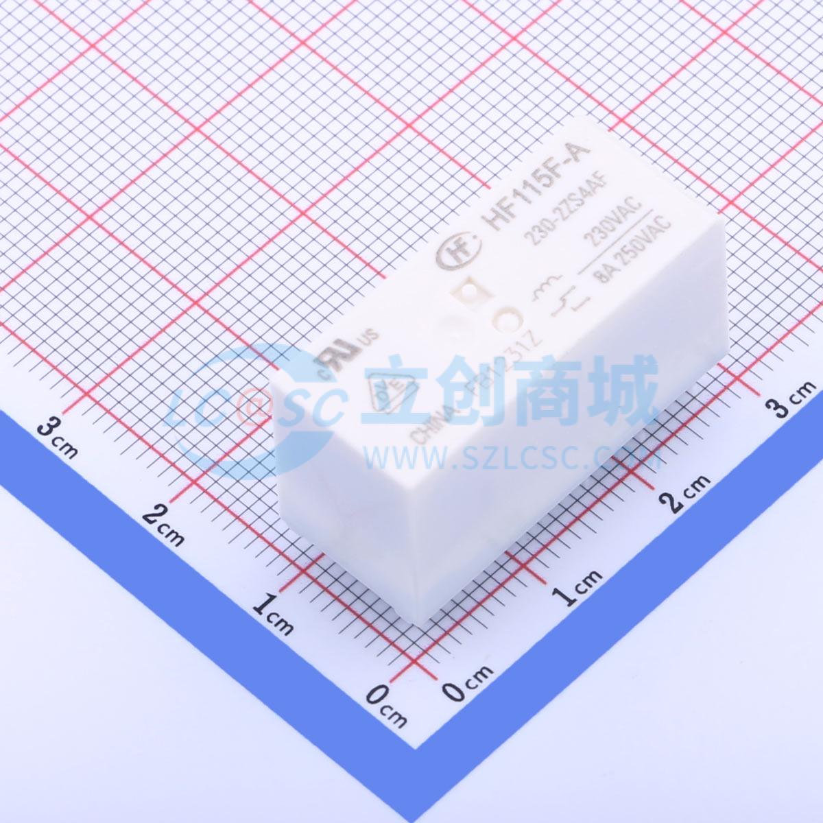 点击查看大图 HF115F-A/230-2ZS4AF(555)实物图