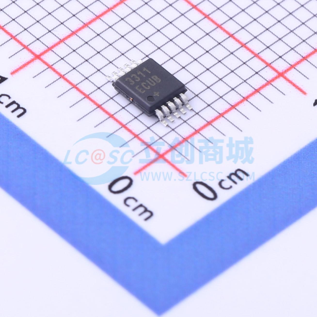 MAX3311ECUB+T实物图