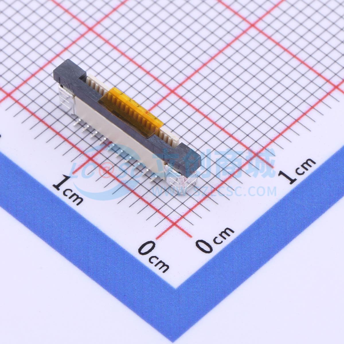点击查看大图 FPC-0.5AL-20PB实物图