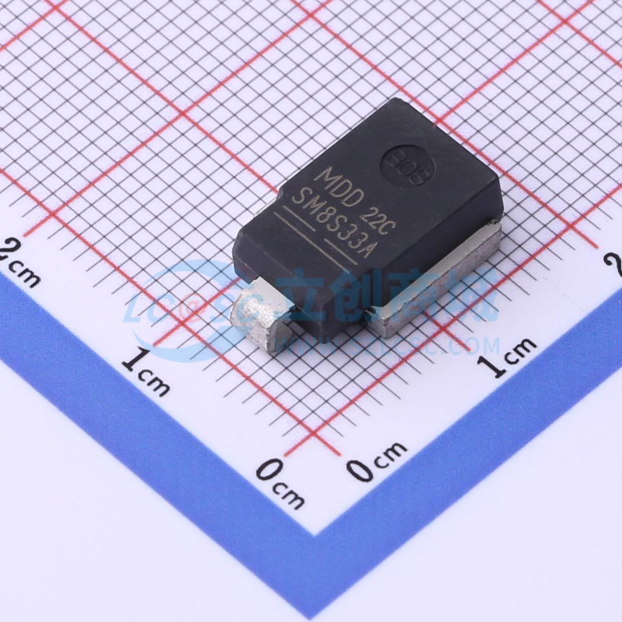 点击查看大图 SM8S33A实物图