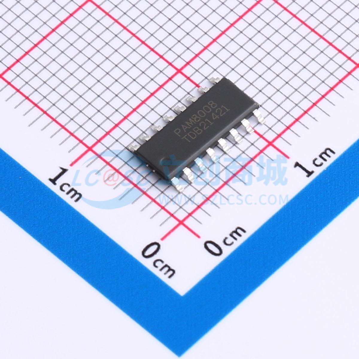 点击查看大图 PAM8008DR实物图