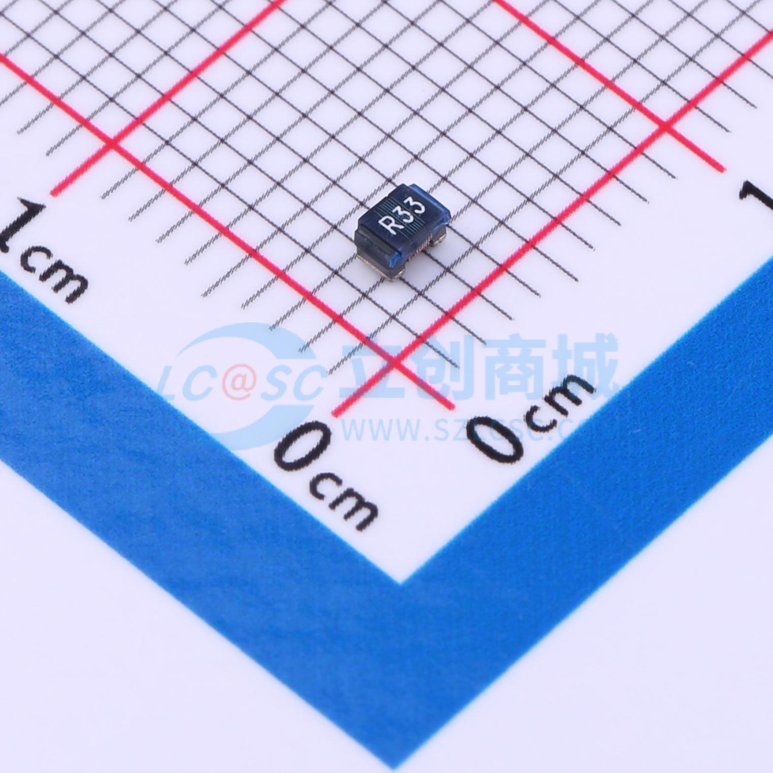 FHW0805UFR33JST实物图