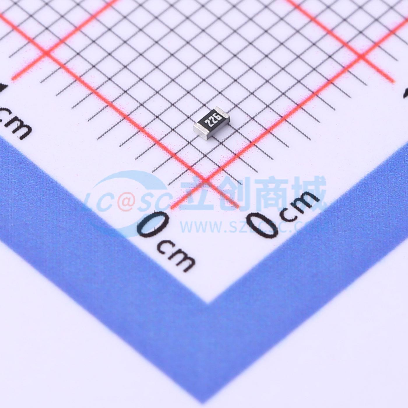 点击查看大图 FRG0603J226 TS实物图