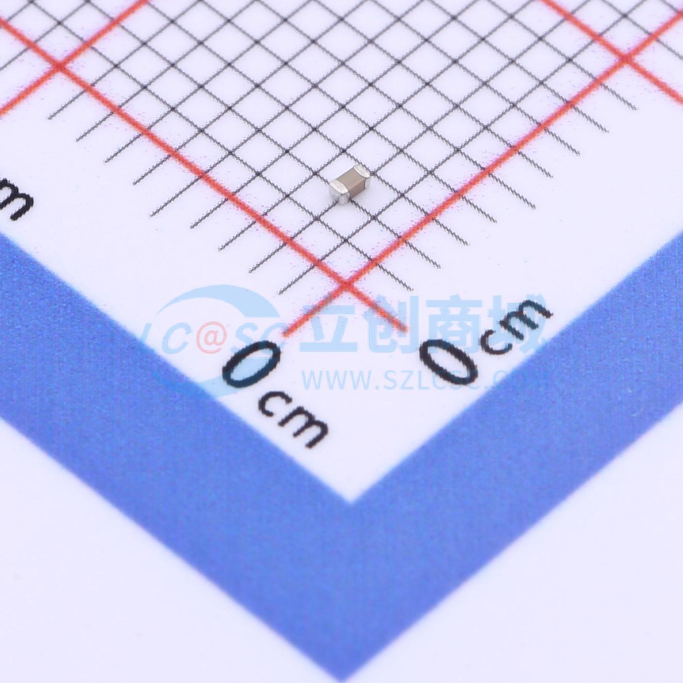 点击查看大图 0402X105M160CT实物图