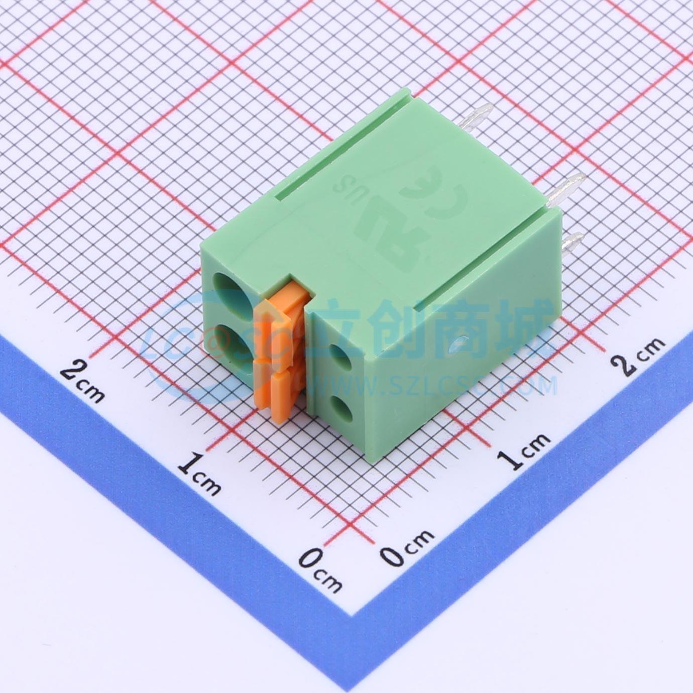 点击查看大图 KF144-5.08-2P实物图
