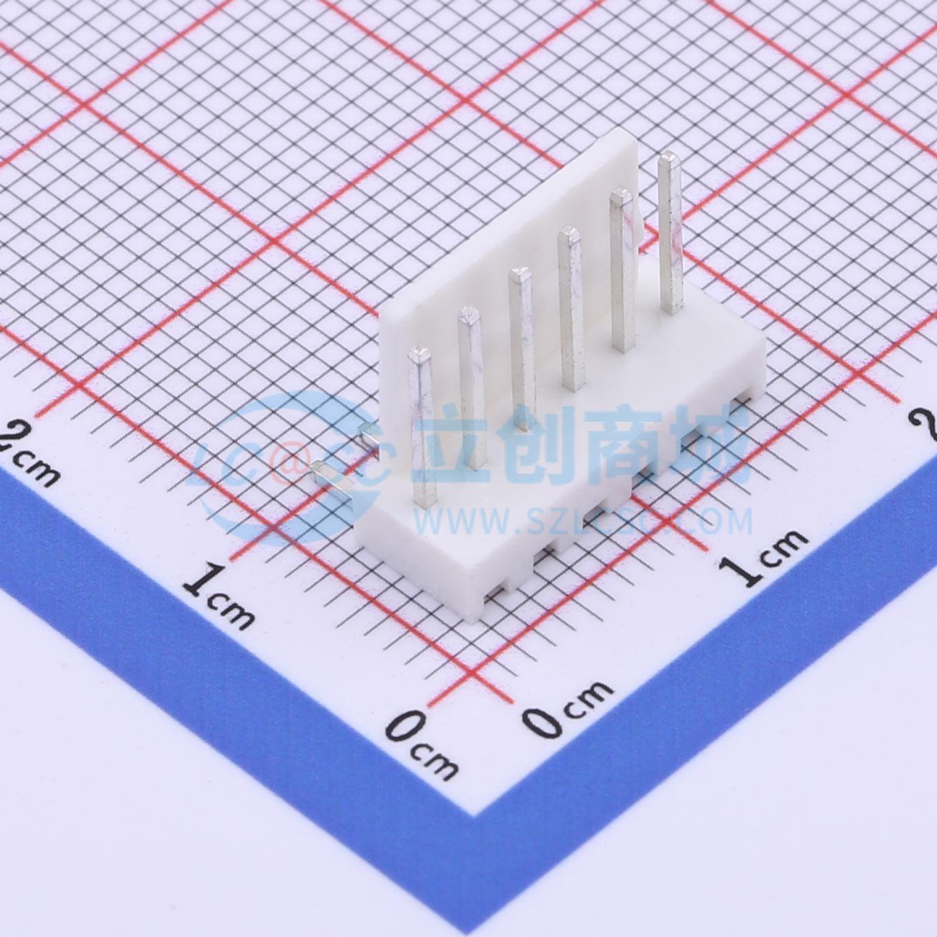 点击查看大图 KH-HX2.54-06PW实物图