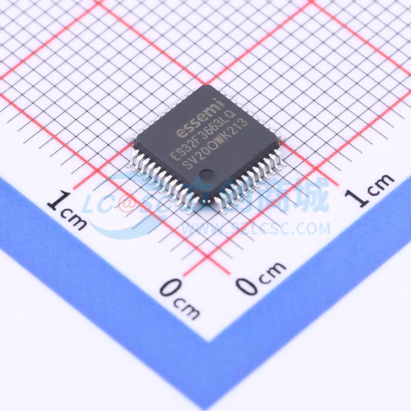 点击查看大图 ES32F3663LQ实物图