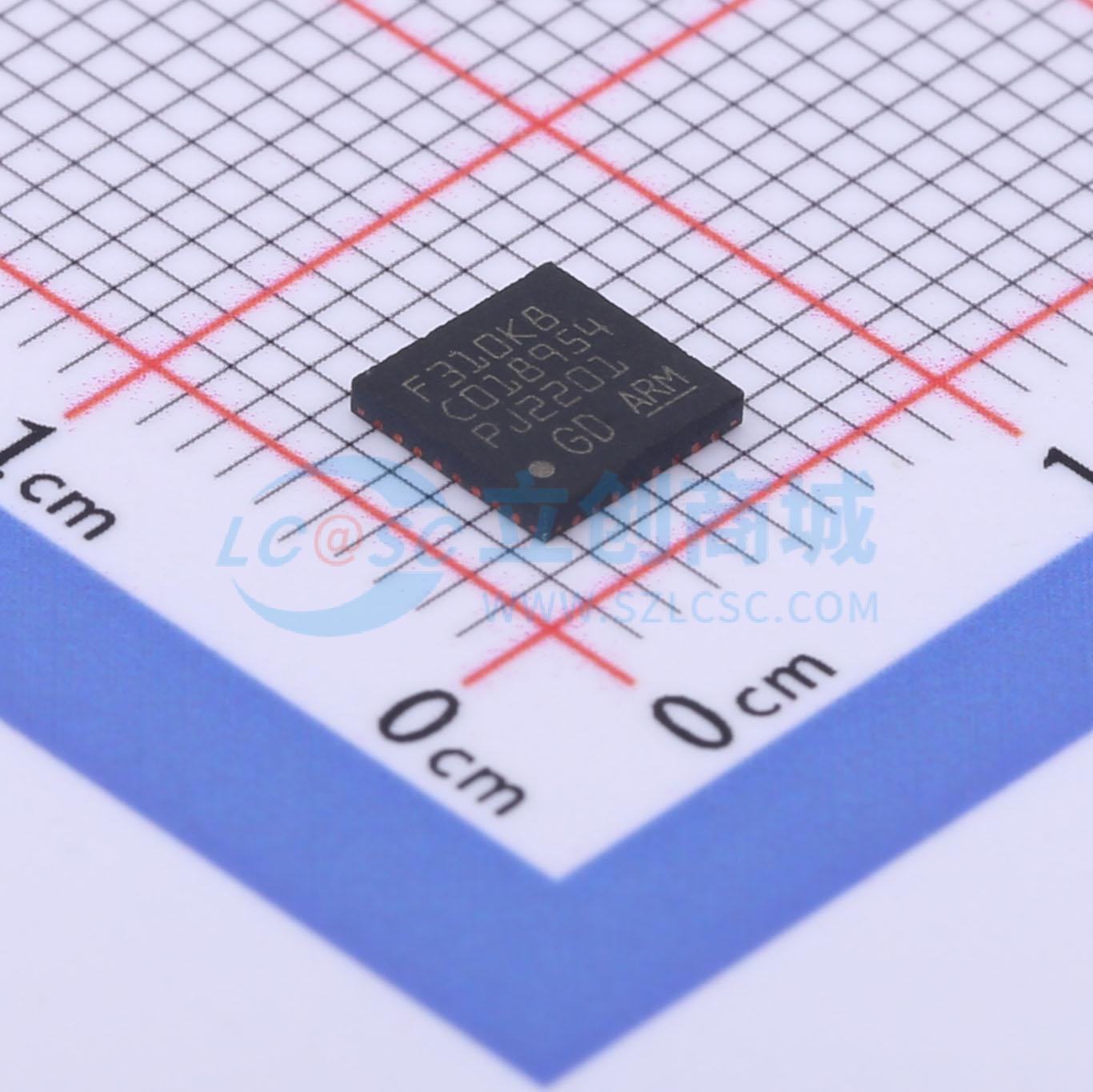 点击查看大图 GD32F310K8U6 55nm实物图