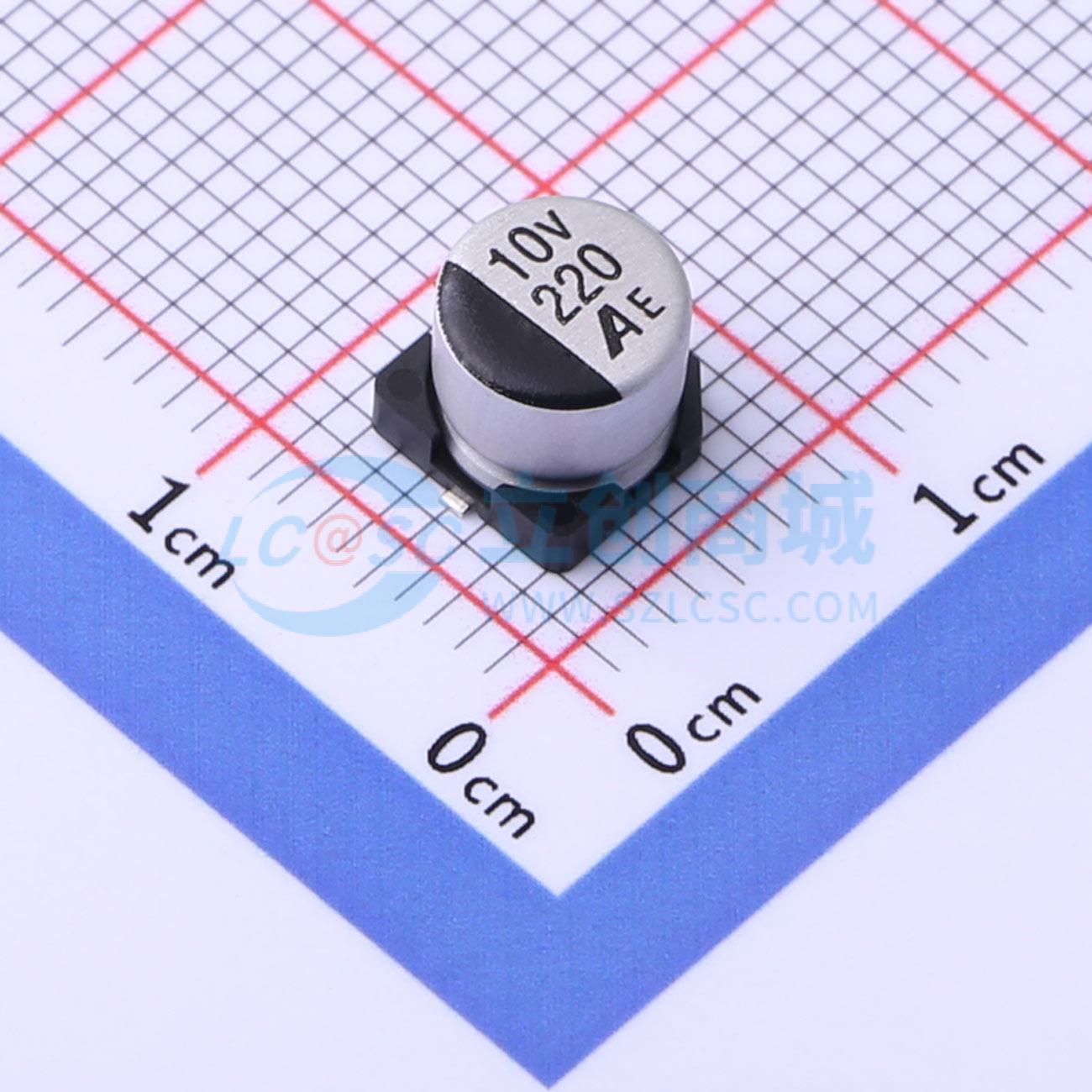 点击查看大图 GVE1A227M0606CNVC实物图