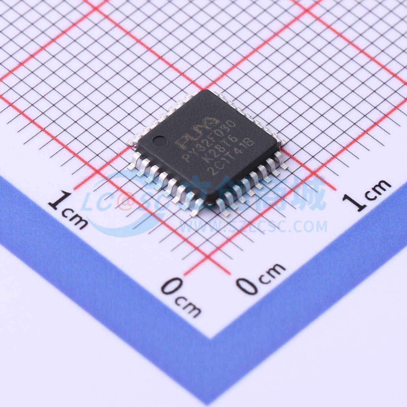 PY32F030K28T6实物图