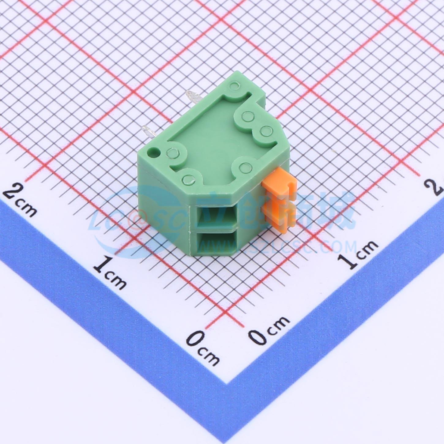 点击查看大图 KF238-3.5-2P-1实物图