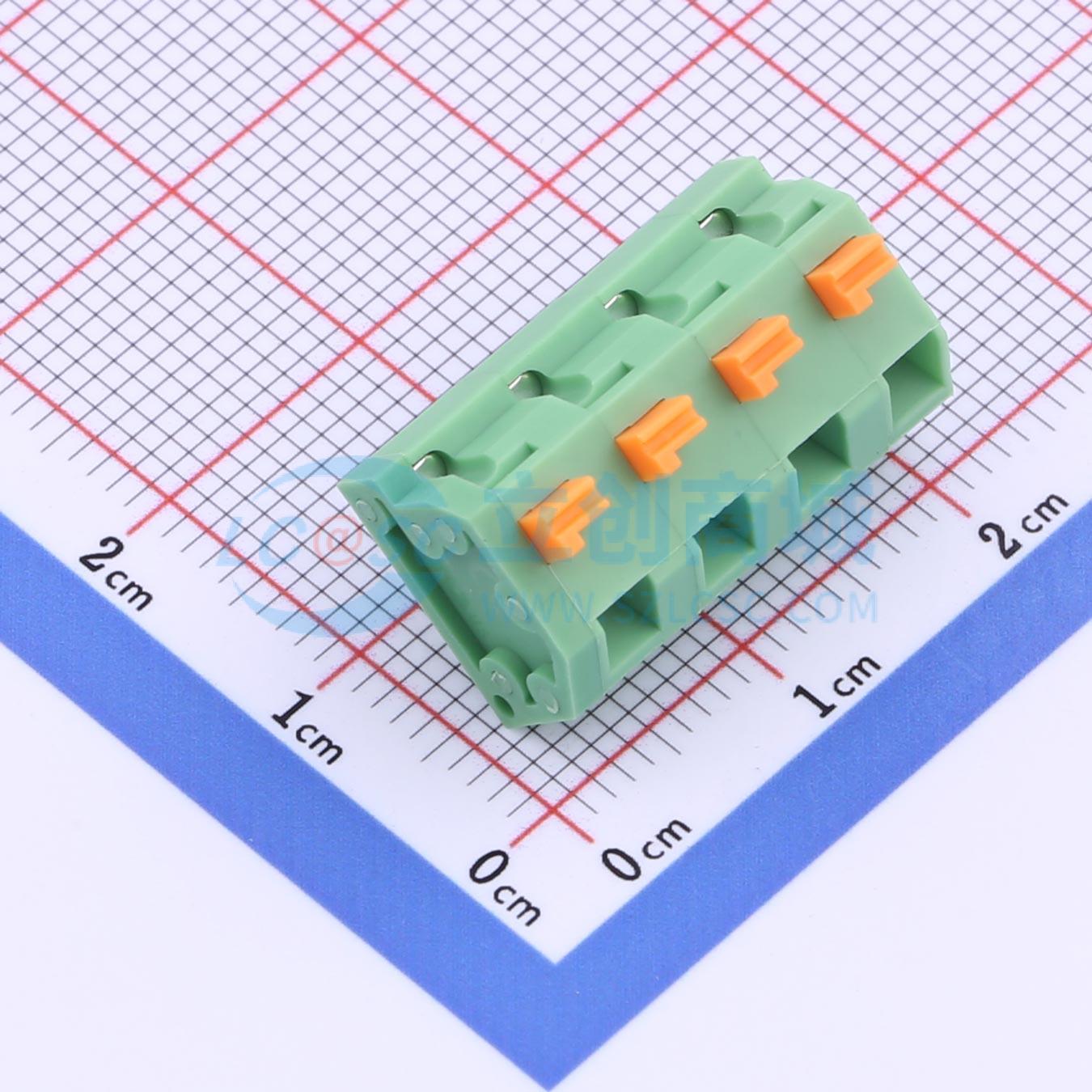 点击查看大图 KF238-5.0-4P-1实物图