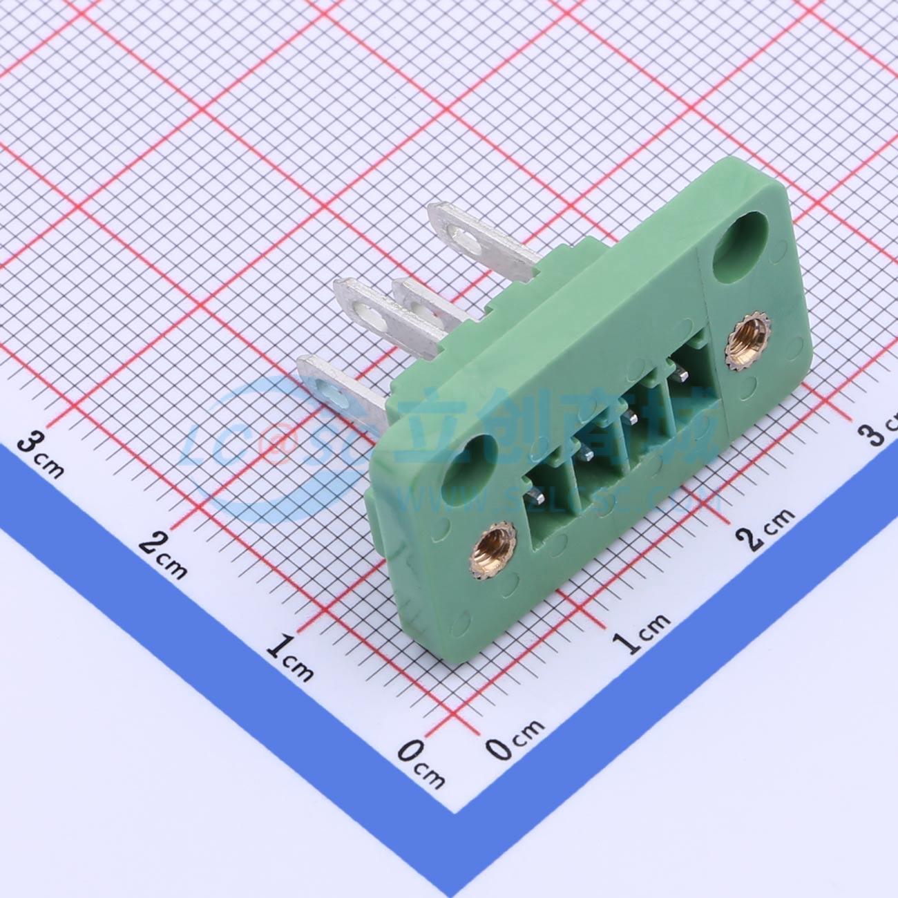 点击查看大图 DB2CM-3.81-4P-GN实物图
