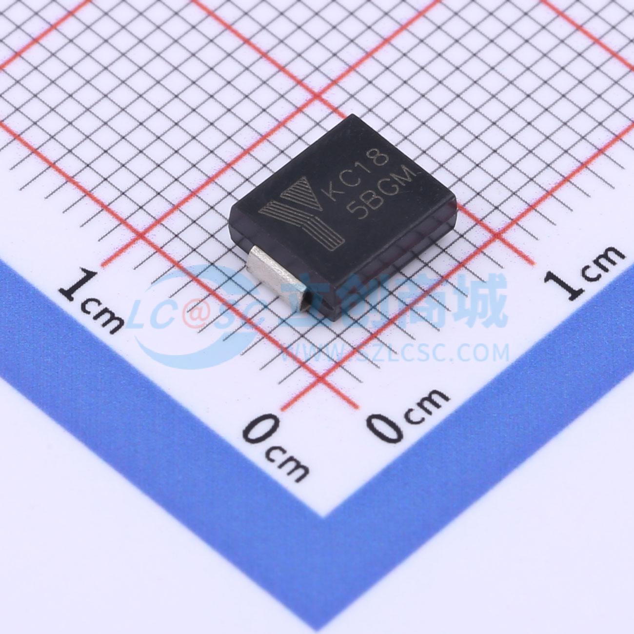 点击查看大图 5.0SMDJ64CA实物图