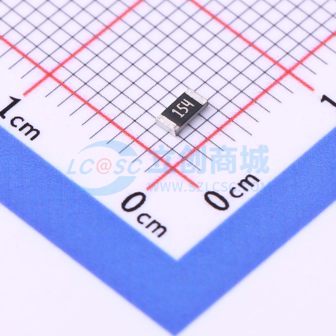 点击查看大图 SCR1206J150K实物图