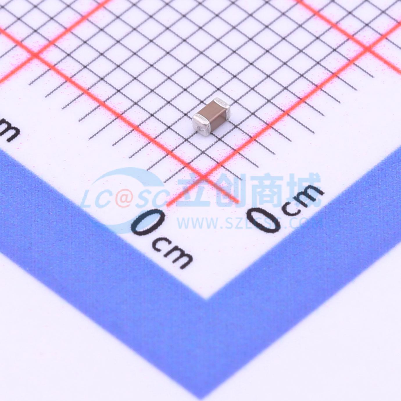 点击查看大图 0603X105M500NT实物图