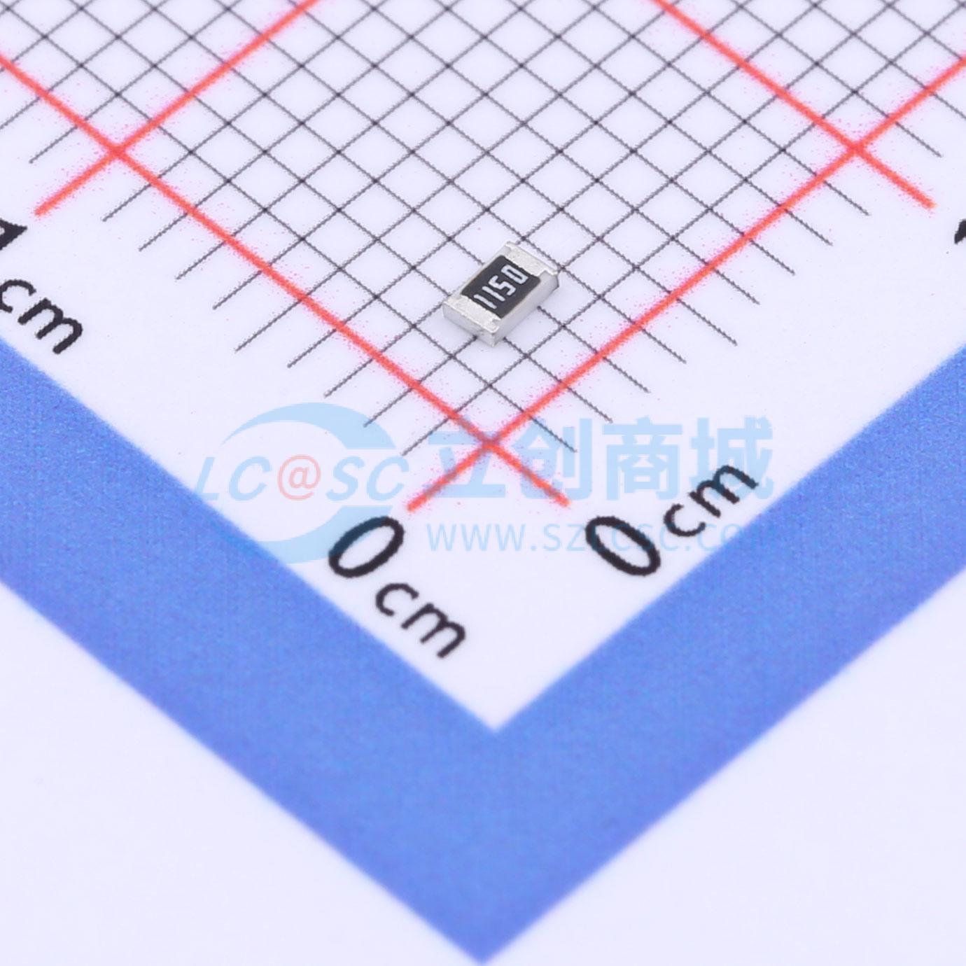 点击查看大图 FRC0805F1150TS实物图