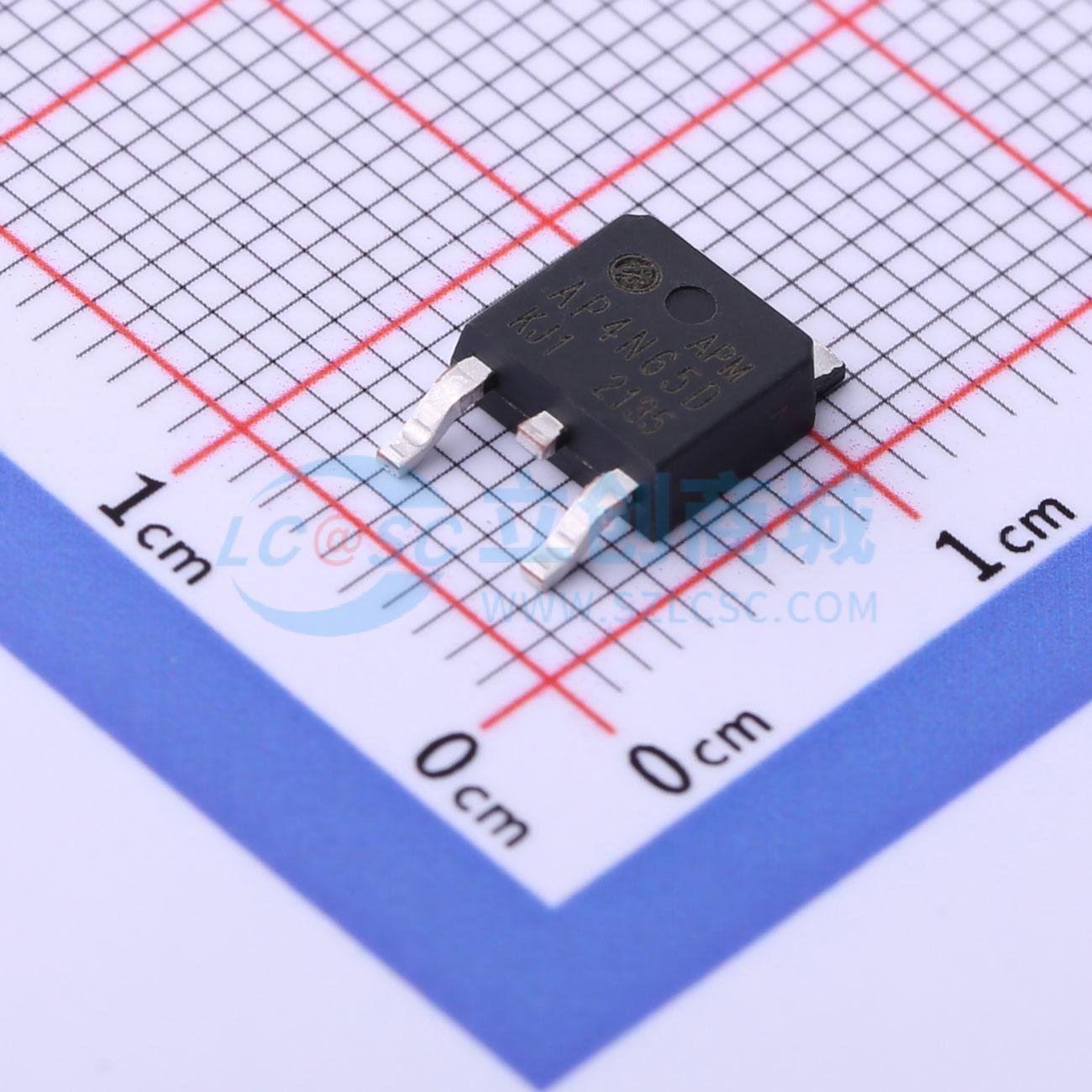 点击查看大图 AP4N65D实物图