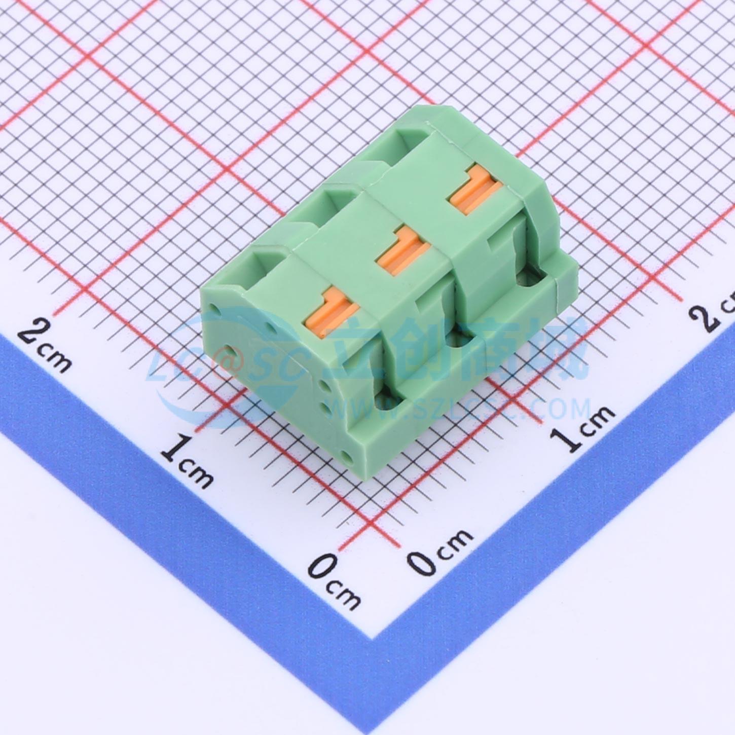 点击查看大图 KF238-5.0-3P-2实物图