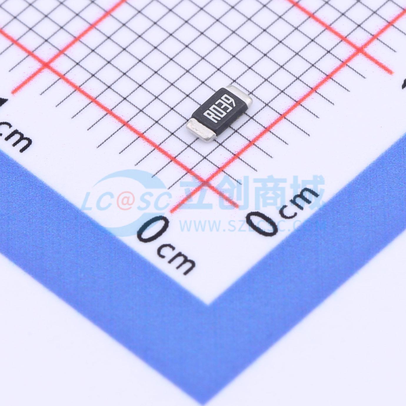 点击查看大图 HoLLR1206-1W-39mR-1%实物图