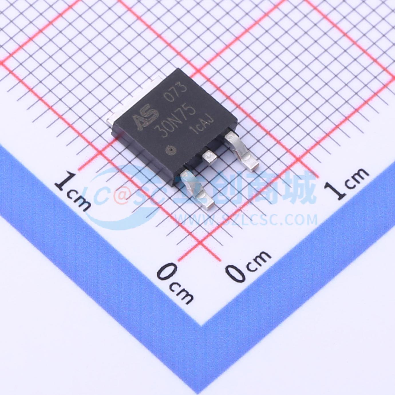 点击查看大图 ASDM30N75KQ-R实物图