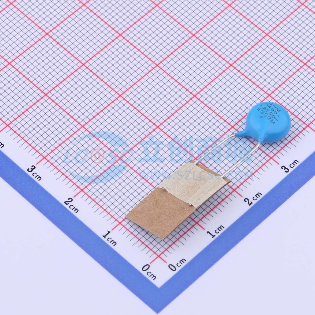 点击查看大图 DCF222M34Y5UQ6VL7BU实物图