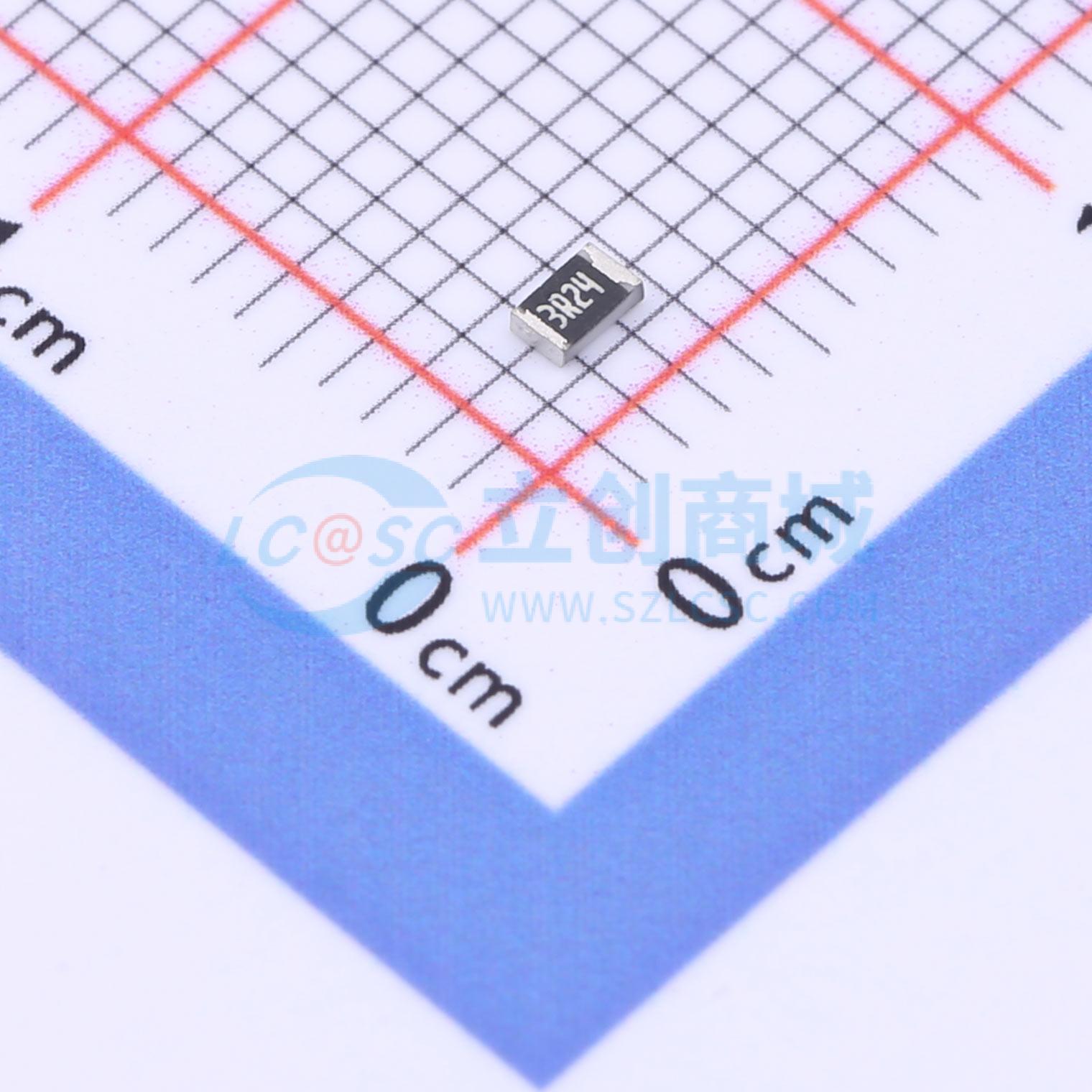 点击查看大图 SCR0805F3R24实物图