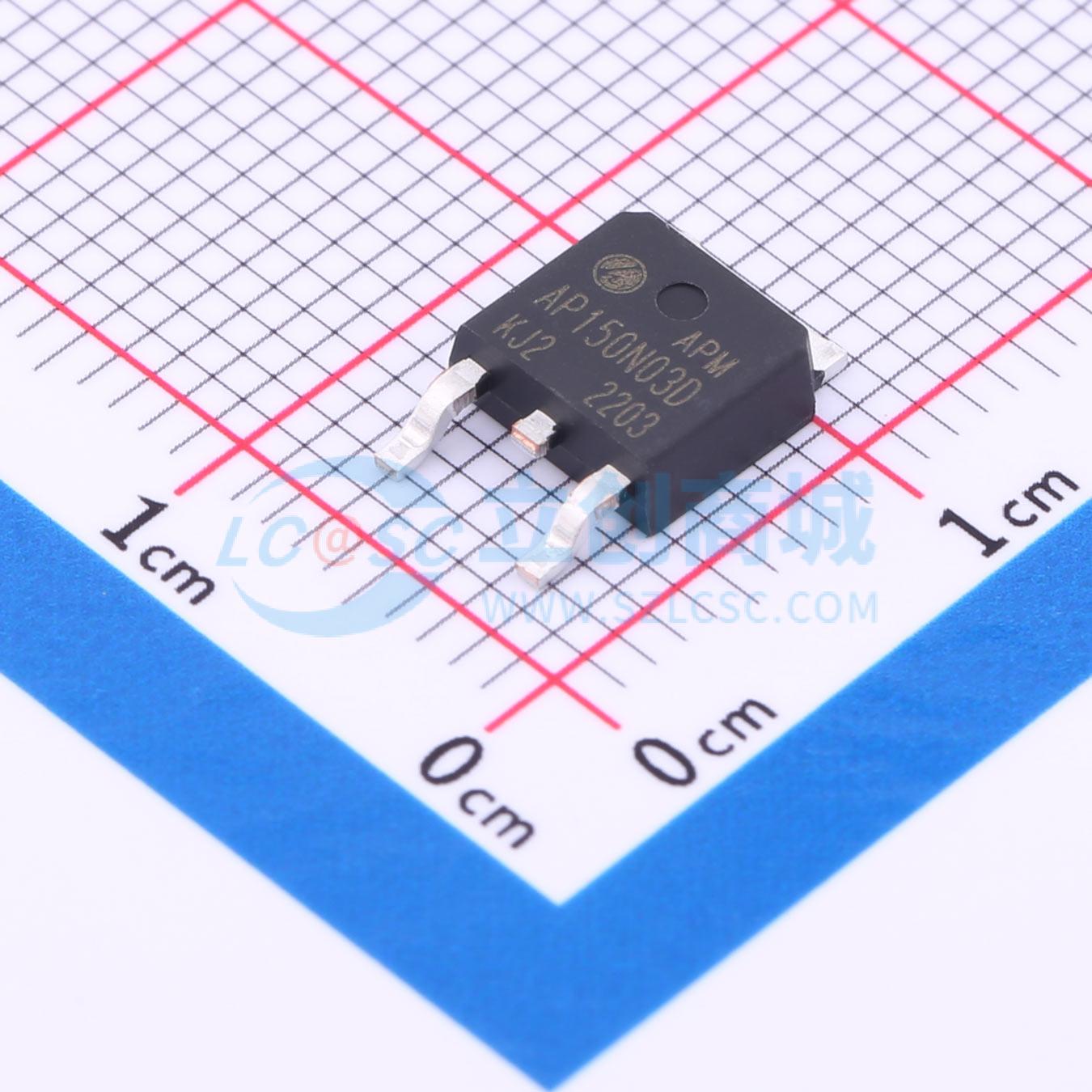 点击查看大图 AP150N03D实物图