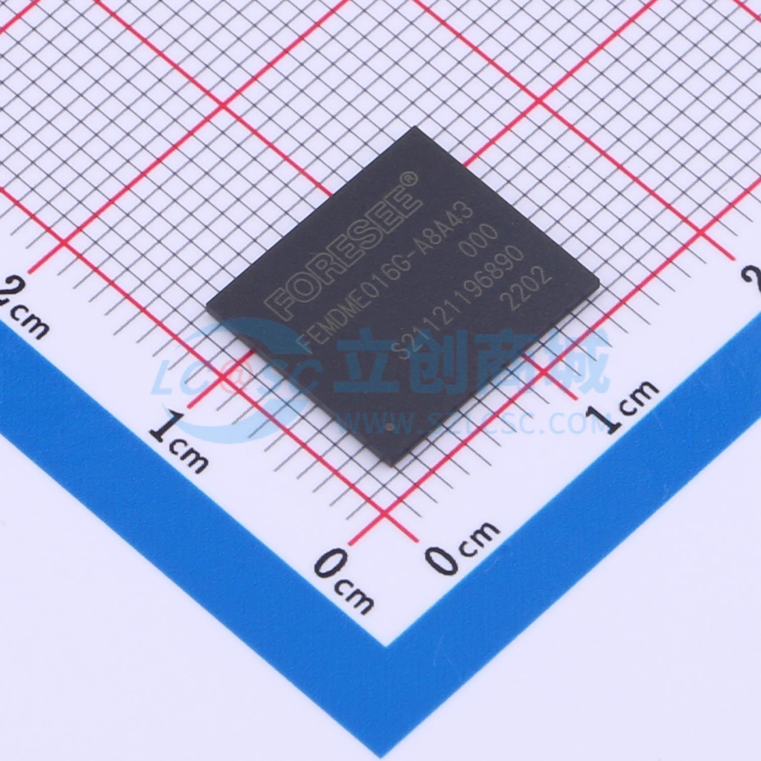点击查看大图 FEMDME016G-A8A43实物图