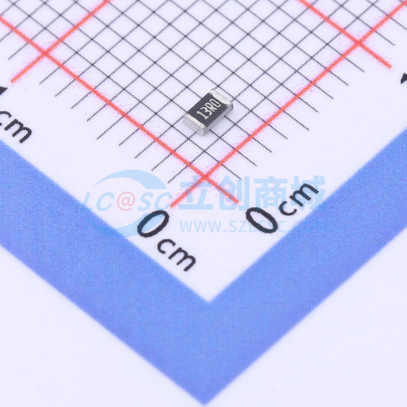 点击查看大图 SCR0805F13R实物图