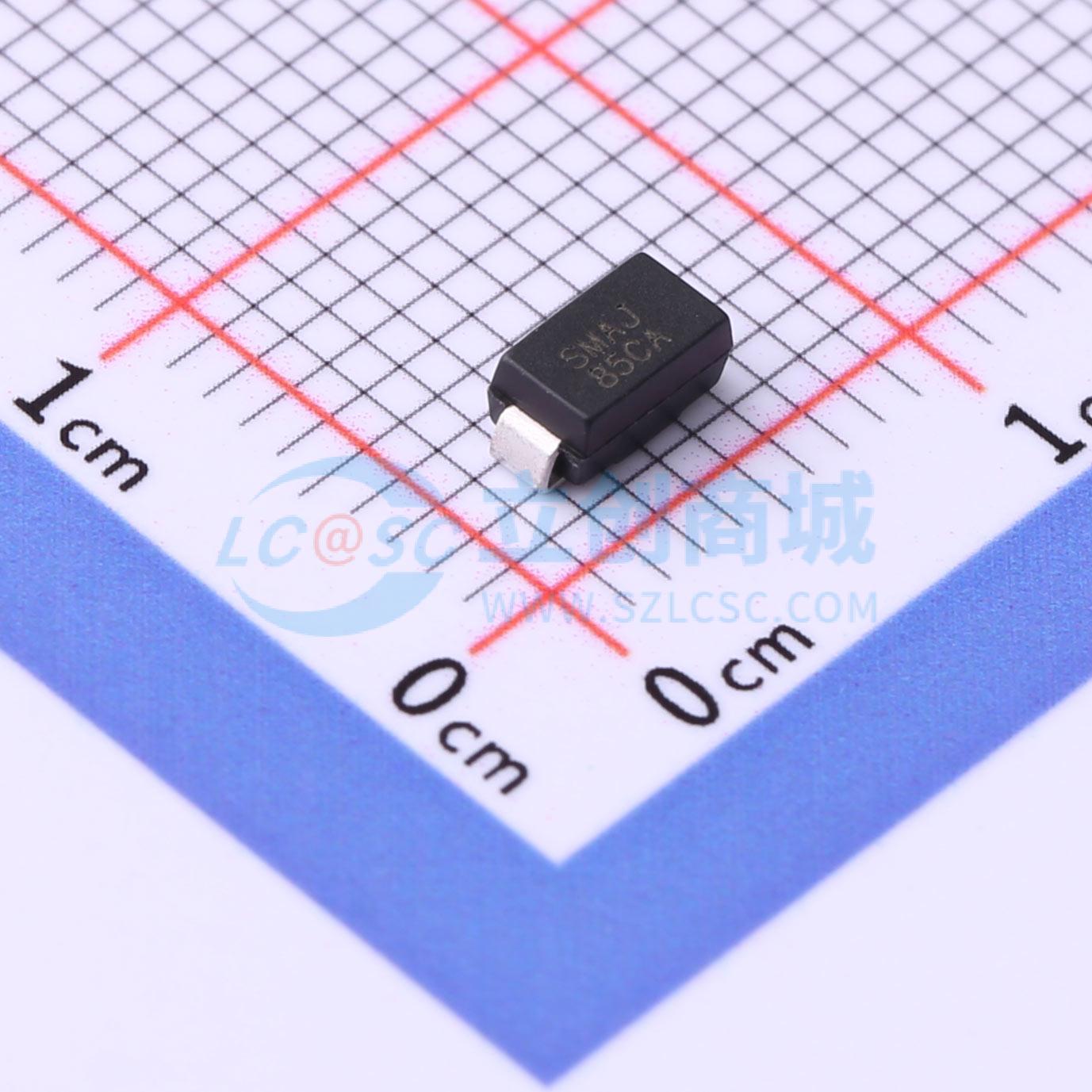 点击查看大图 SMAJ85CA实物图