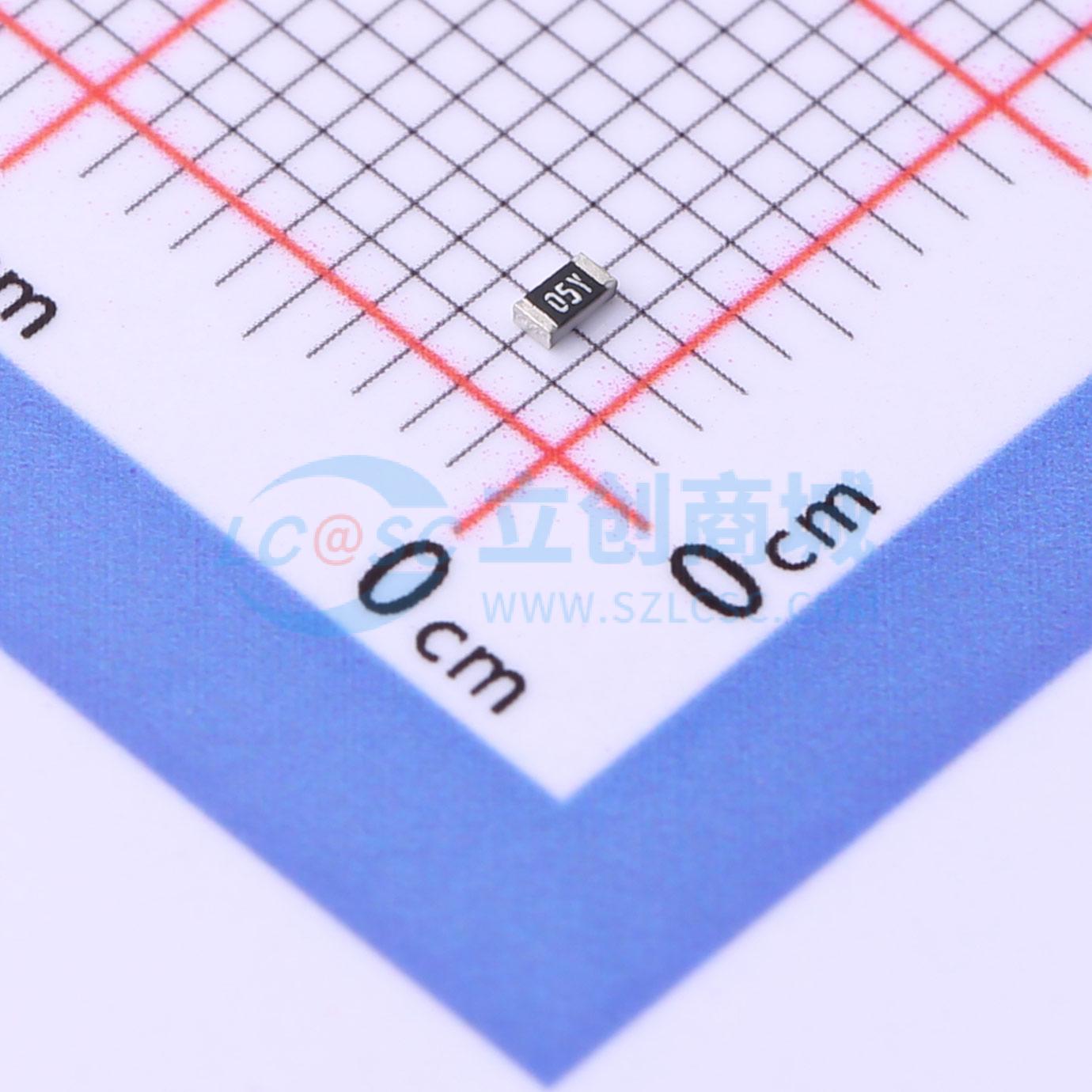 点击查看大图 SCR0603F1R1实物图