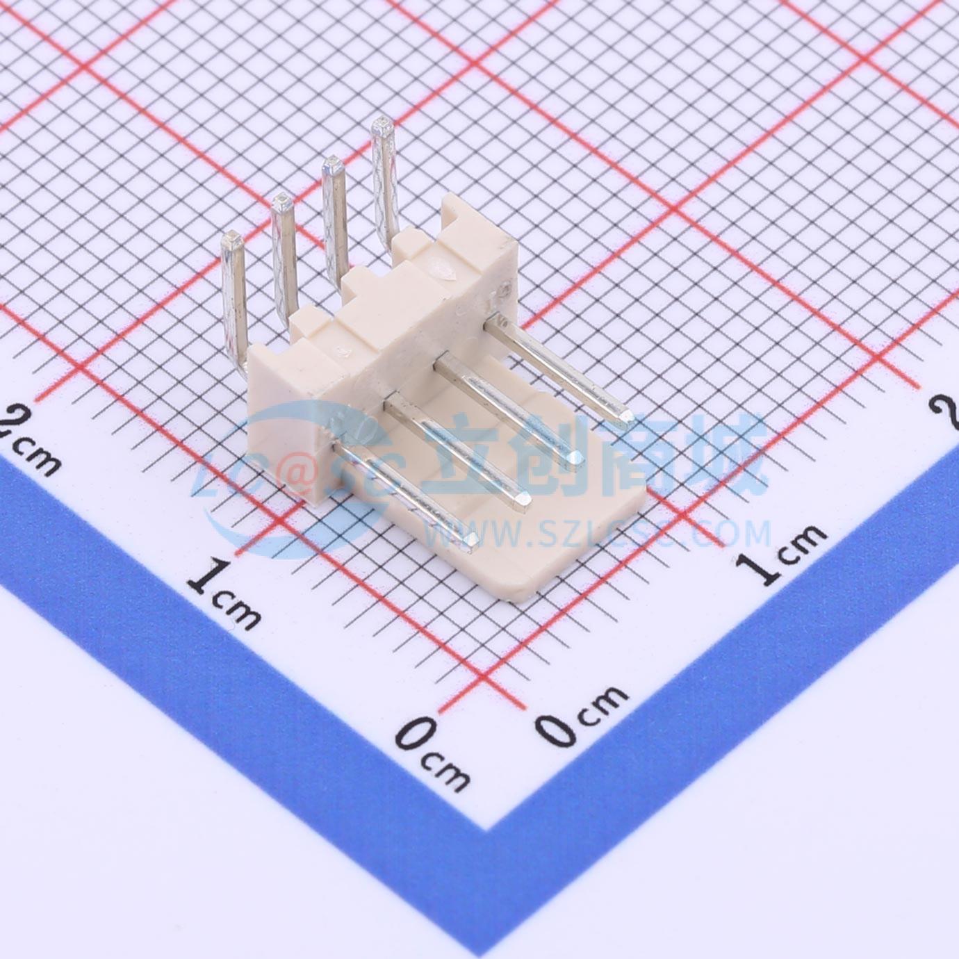 点击查看大图 KH-HX2.54-04FGW实物图