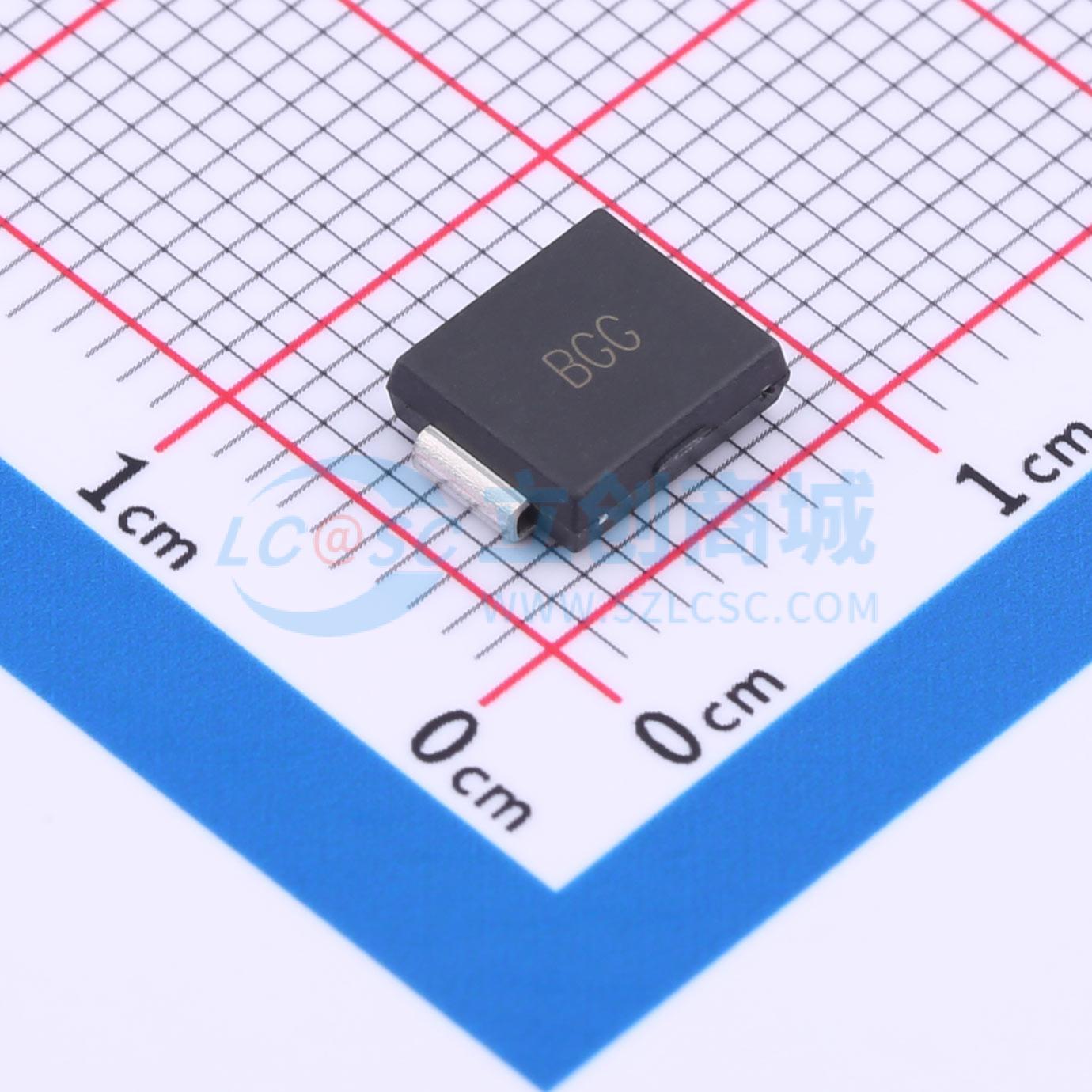 点击查看大图 SMCJ58CA实物图