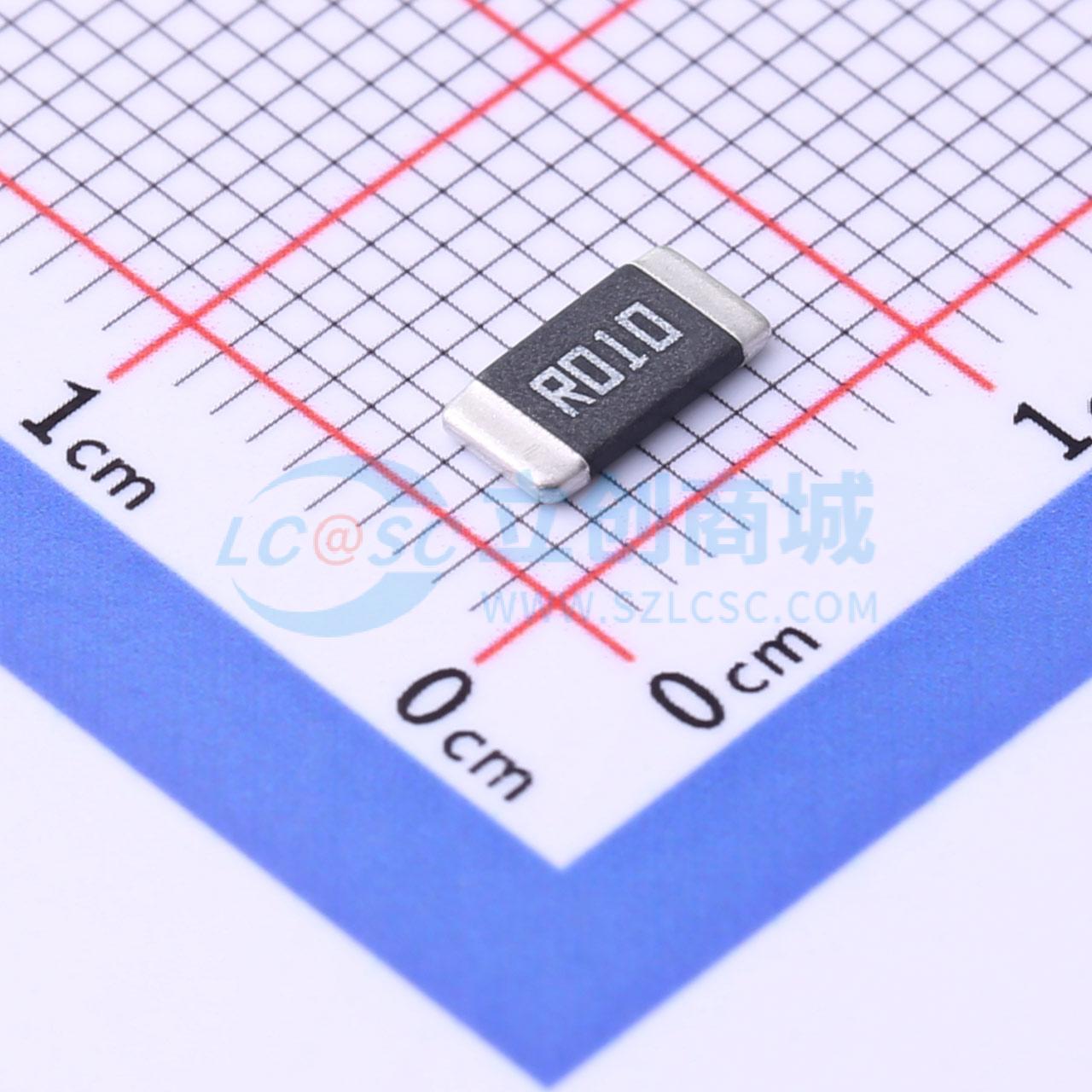 点击查看大图 HoLLR2512-3W-10mR-1%实物图