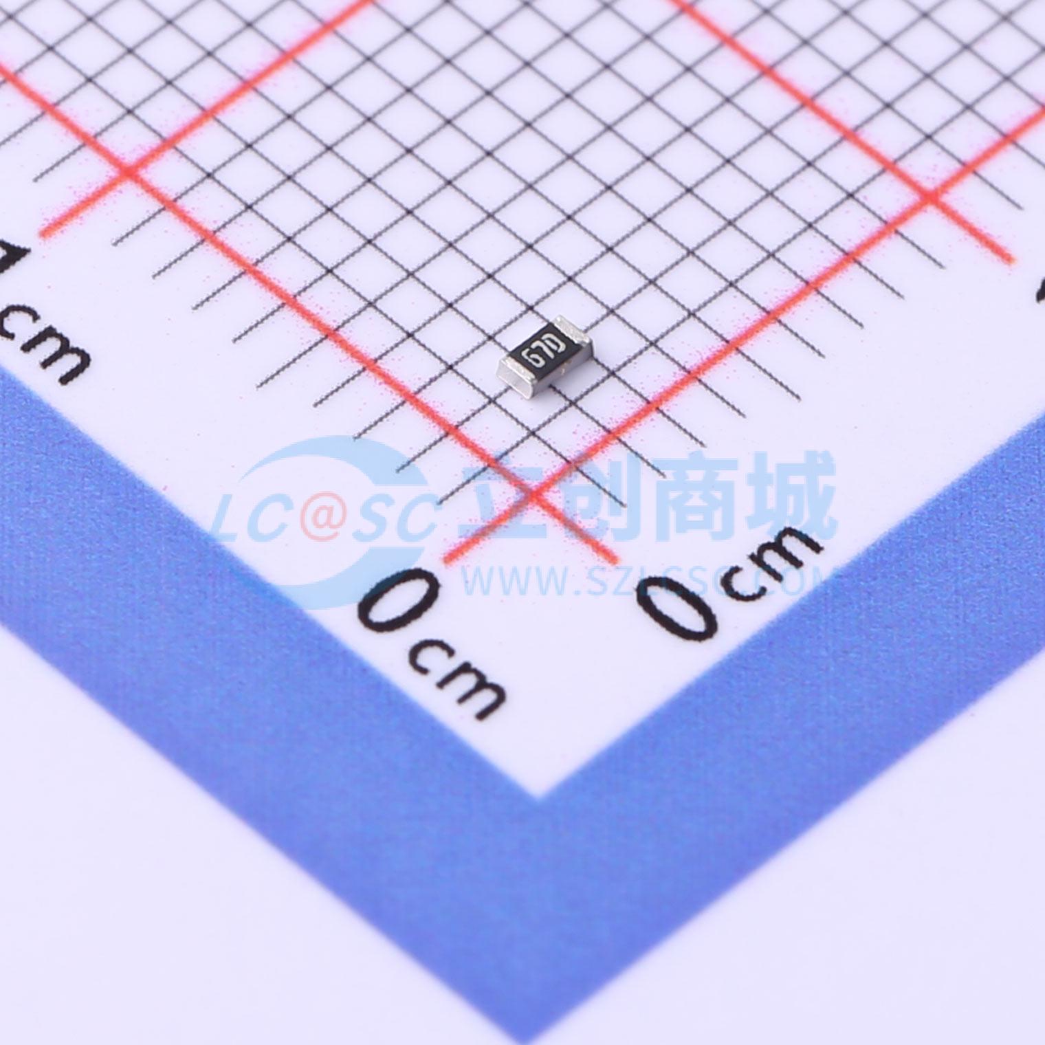 点击查看大图 SCR0603F487K实物图