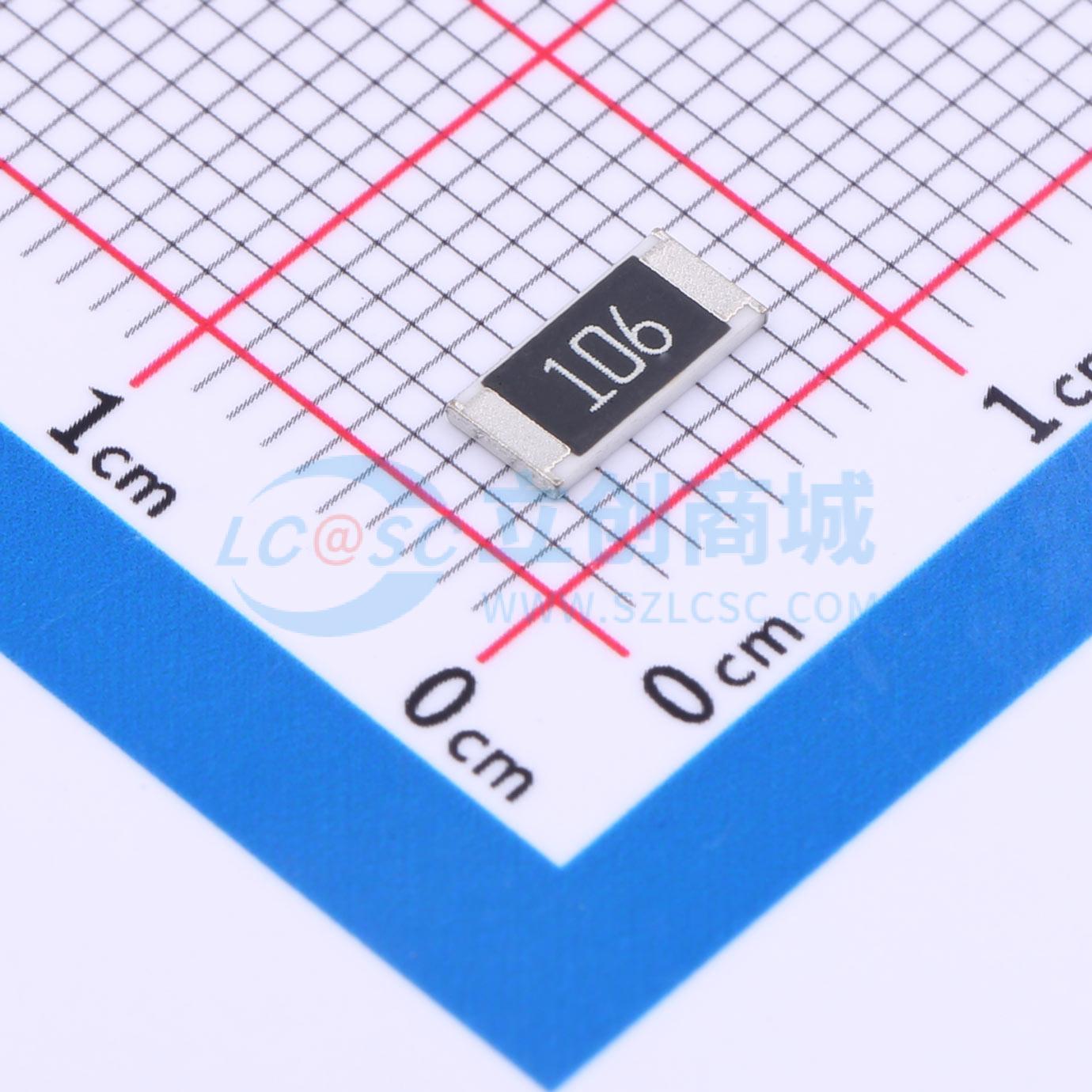 点击查看大图 CR2512J10106G实物图