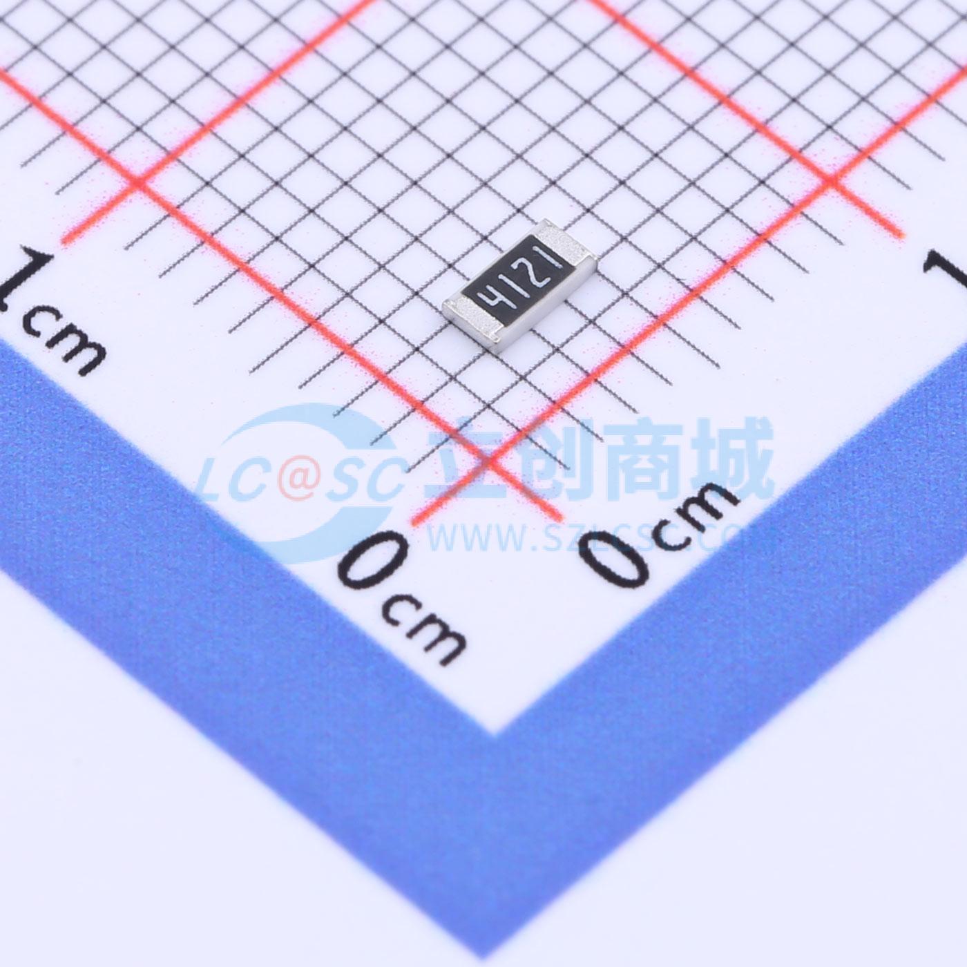 点击查看大图 FRC1206F4121TS实物图