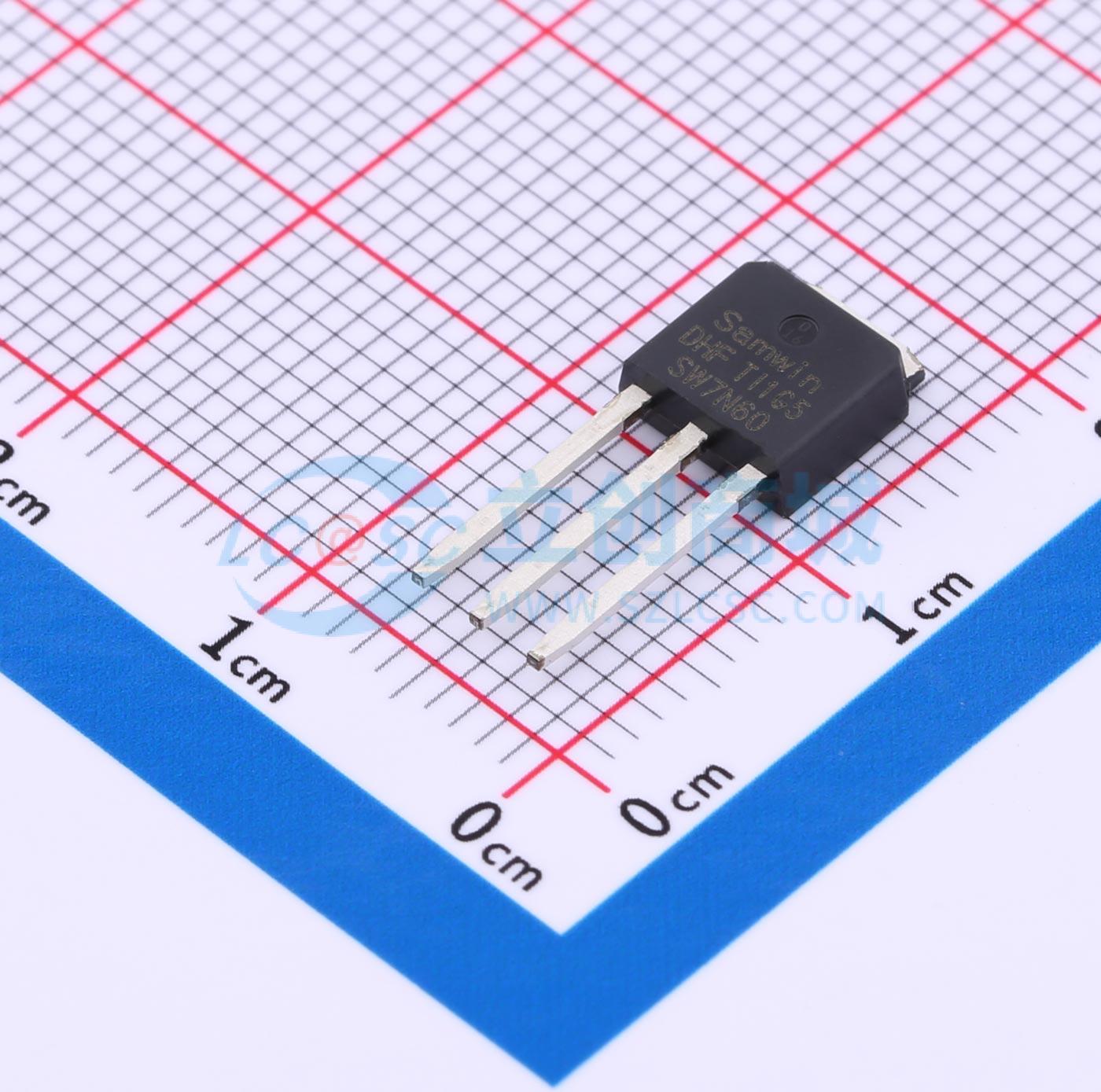 点击查看大图 SWI7N60D实物图