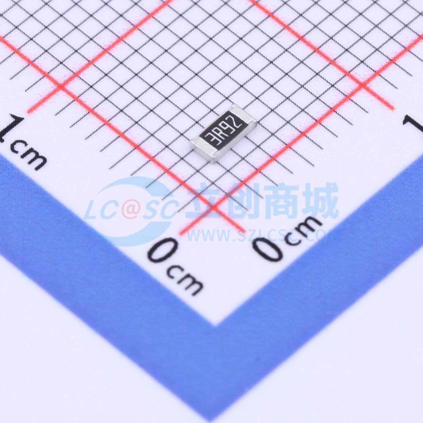 点击查看大图 FRC1206F3R92TS实物图