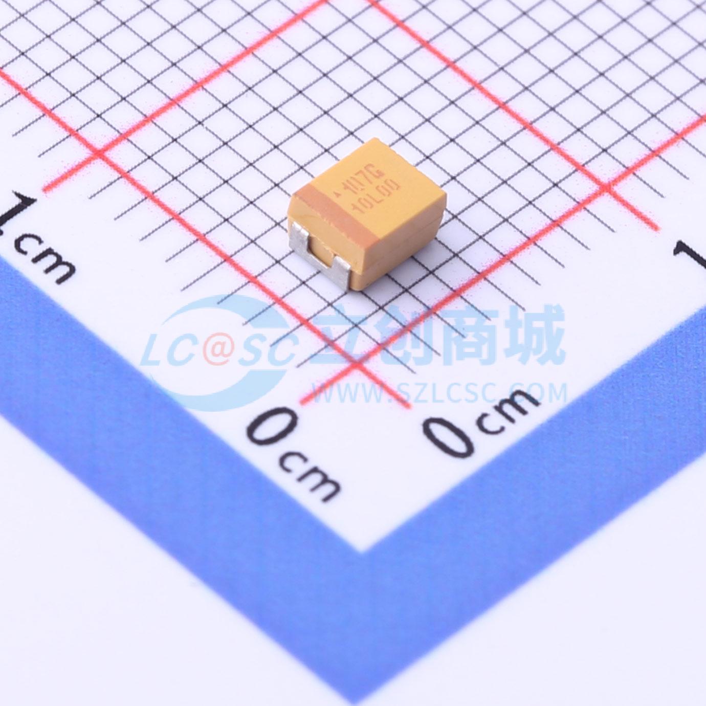 点击查看大图 TAJB107M004RNJ实物图