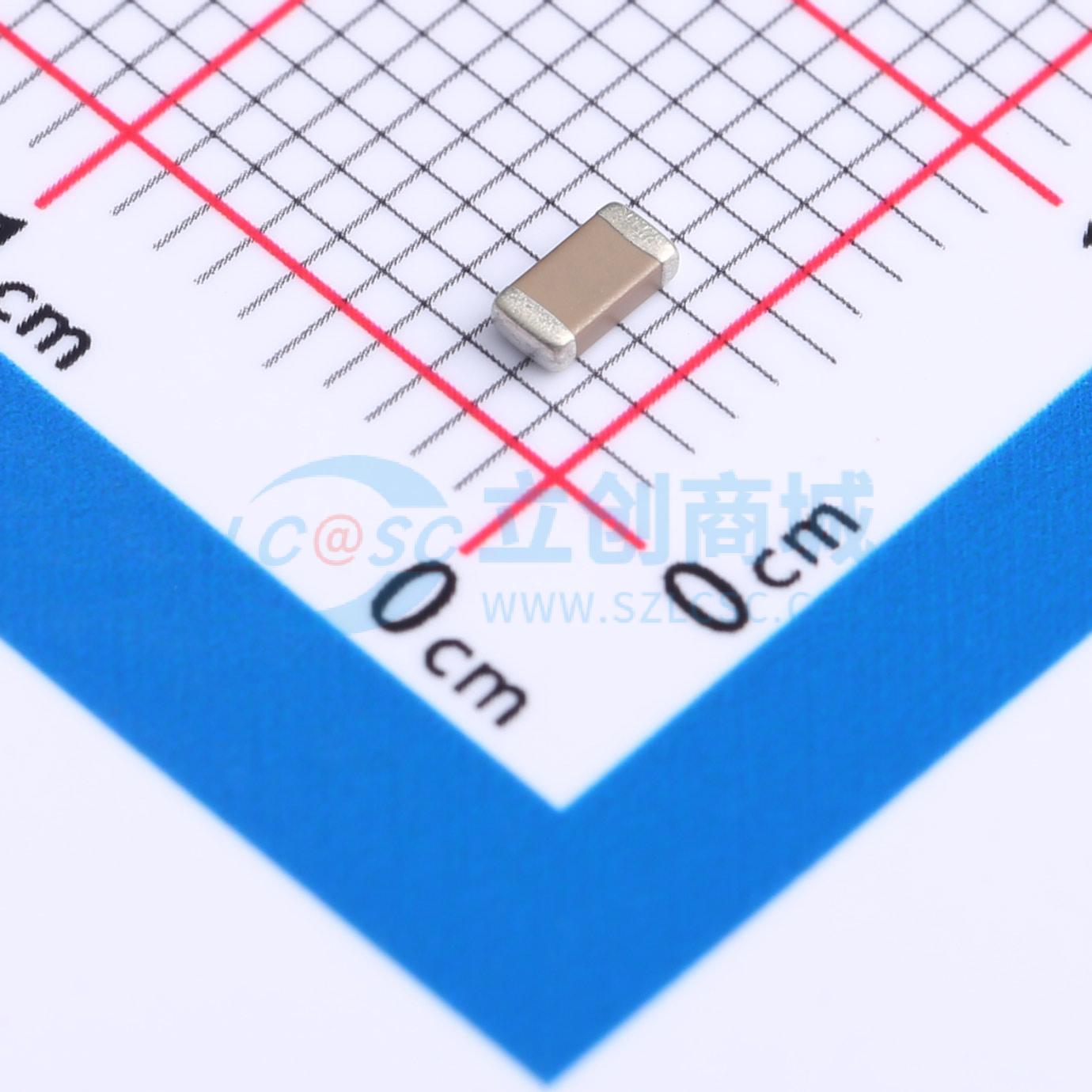 点击查看大图 FCC1206B104K500DT实物图